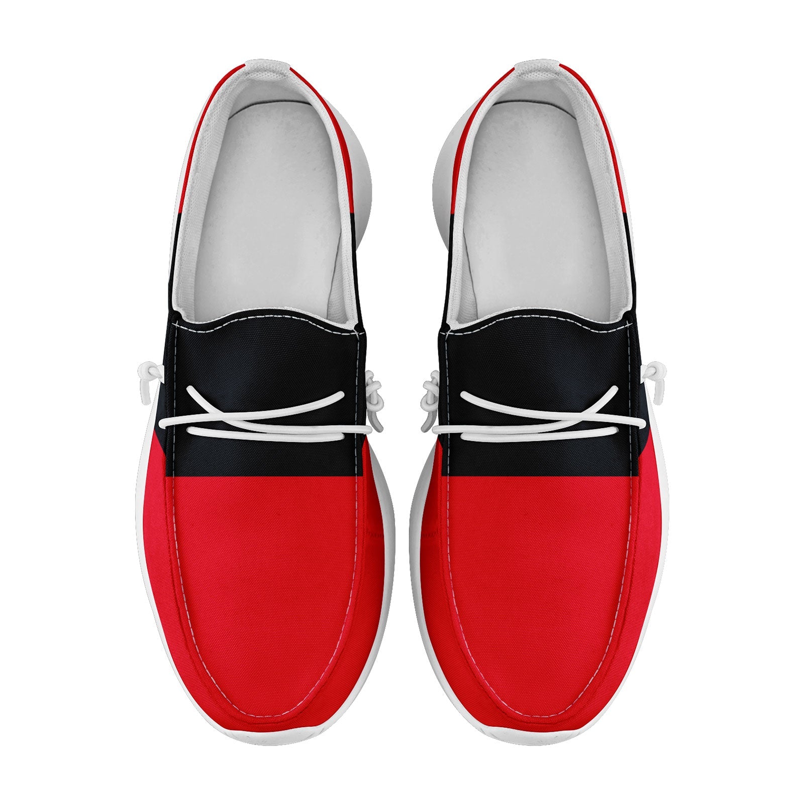 Custom Houston Red & Blue Personalized Sneakers - Unisex High-Top Canvas Shoes (Style FN018-D020278) | Size 12 | Online Customization | Perfect for Casual Wear, Street Fashion & Sneakerhead Collections