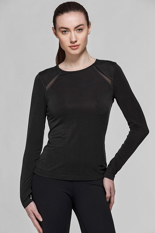 Adley Women's Long Sleeve T-Shirt - Soft Cotton Basic Tee for Casual Wear, Layering & Everyday Outfits | Perfect for Work, Weekend & Fall Fashion