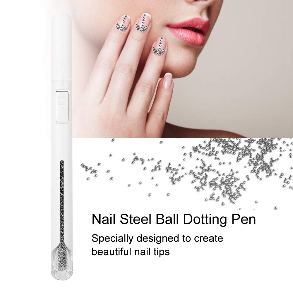 2800pcs Nail Beads Kit for Salon & DIY Nail Art - Professional Nail Dotting Pen, Rhinestones, Manicure Decoration Tools (Black) | Perfect for Nail Design, Home Salon, Party & Gift
