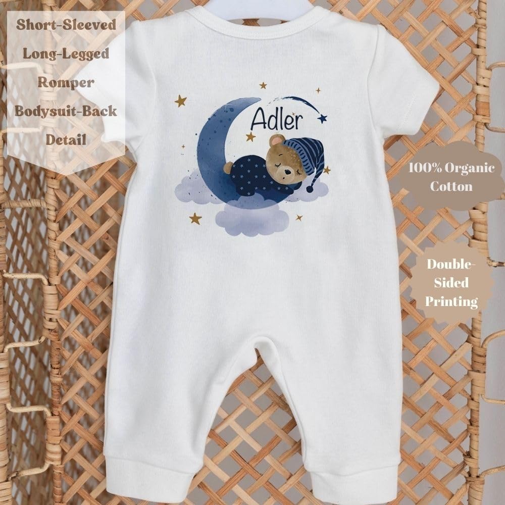Lilabio Baby 100% Organic Cotton Personalized Newborn Coming Home Outfit Set - 10-Piece Hospital Essentials for Boys & Girls | Custom Baby Shower Gift & Newborn Clothing Set | Perfect for First Photos, Special Occasions & Baby's First Trip Home