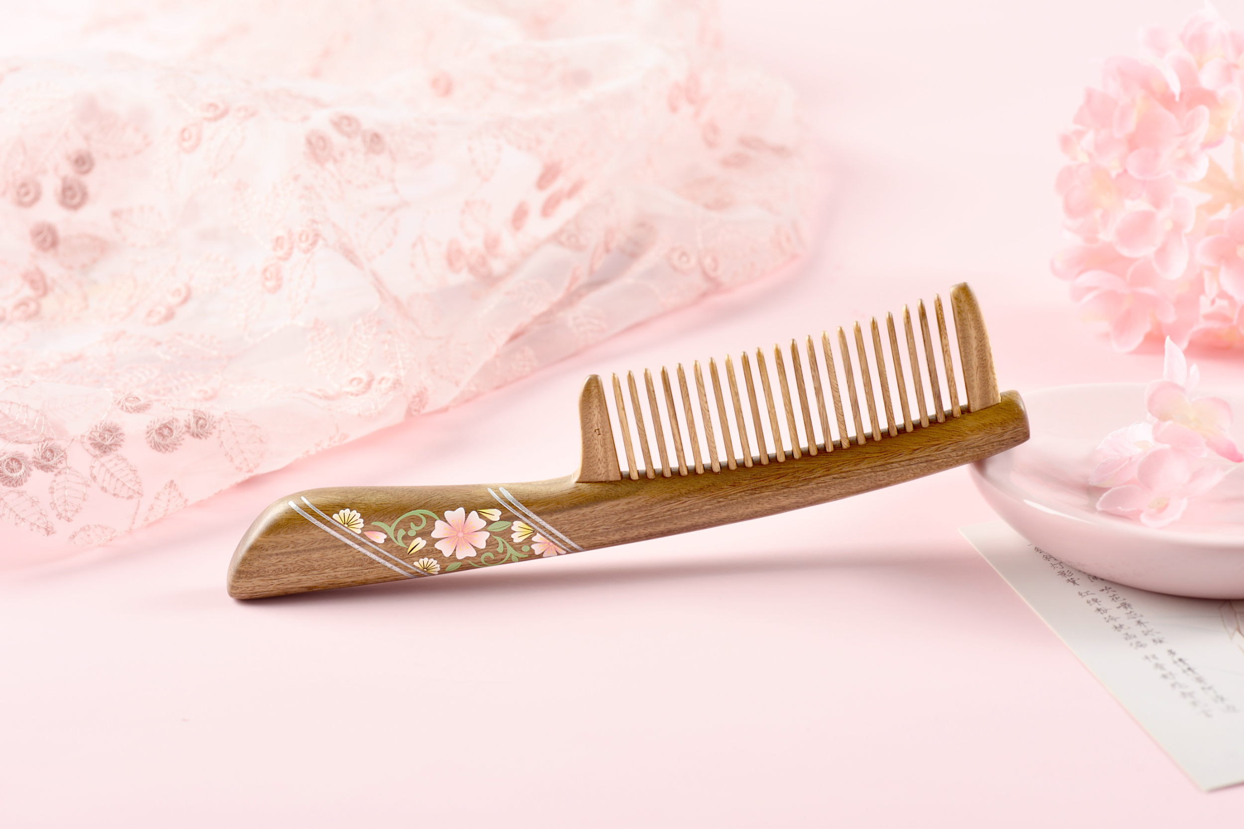 Floral Hair Comb for Women - Elegant Bridal Hair Accessories, Wedding, Prom & Special Occasions