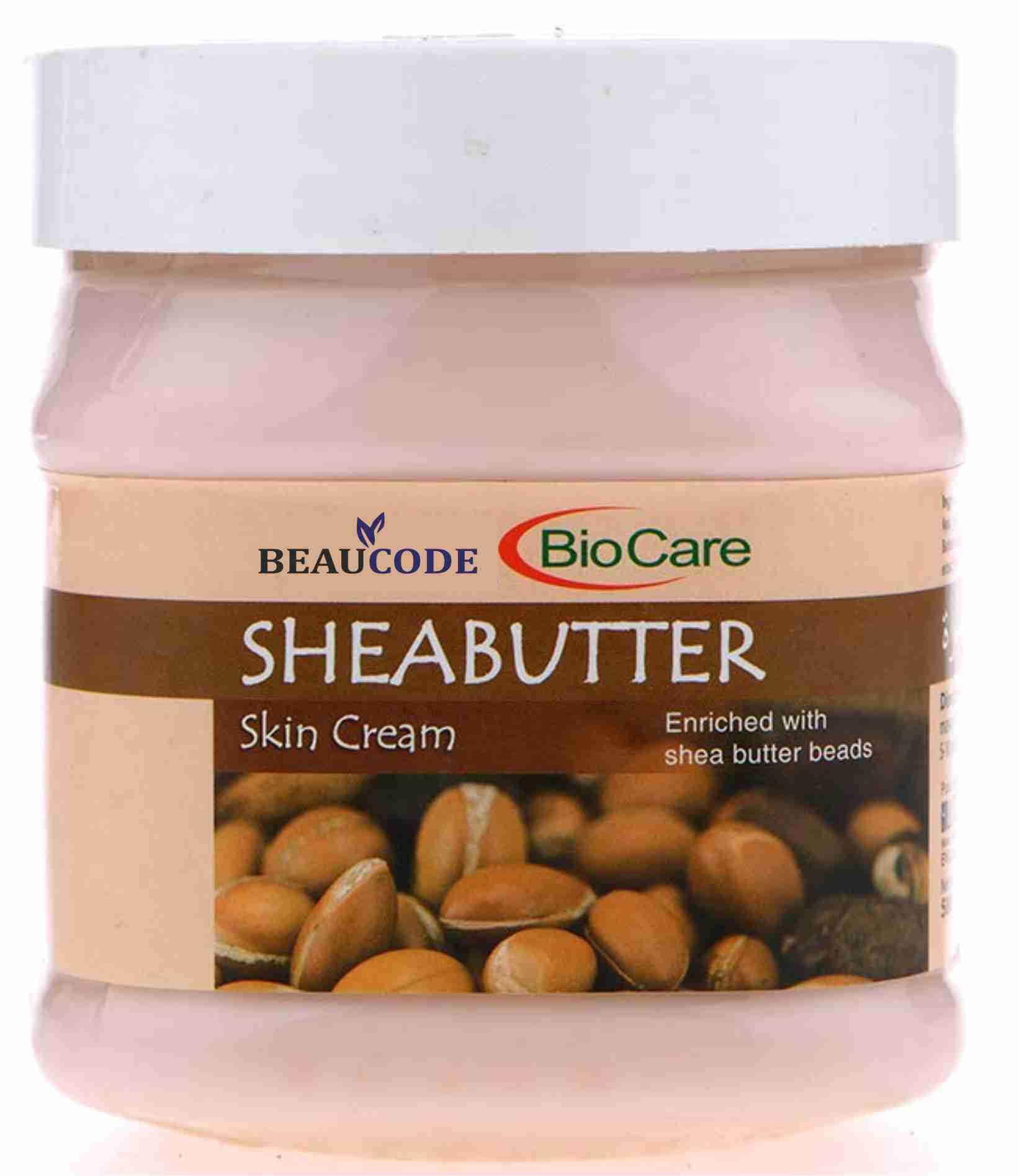 Beaucode BioCare Natural Shea Butter Face Cream 250gm - Moisturizing & Nourishing for All Skin Types | Paraben-Free, SLS-Free, Sulfate-Free & Cruelty-Free | Ideal for Dry Skin, Sensitive Skin & Daily Skincare Routine