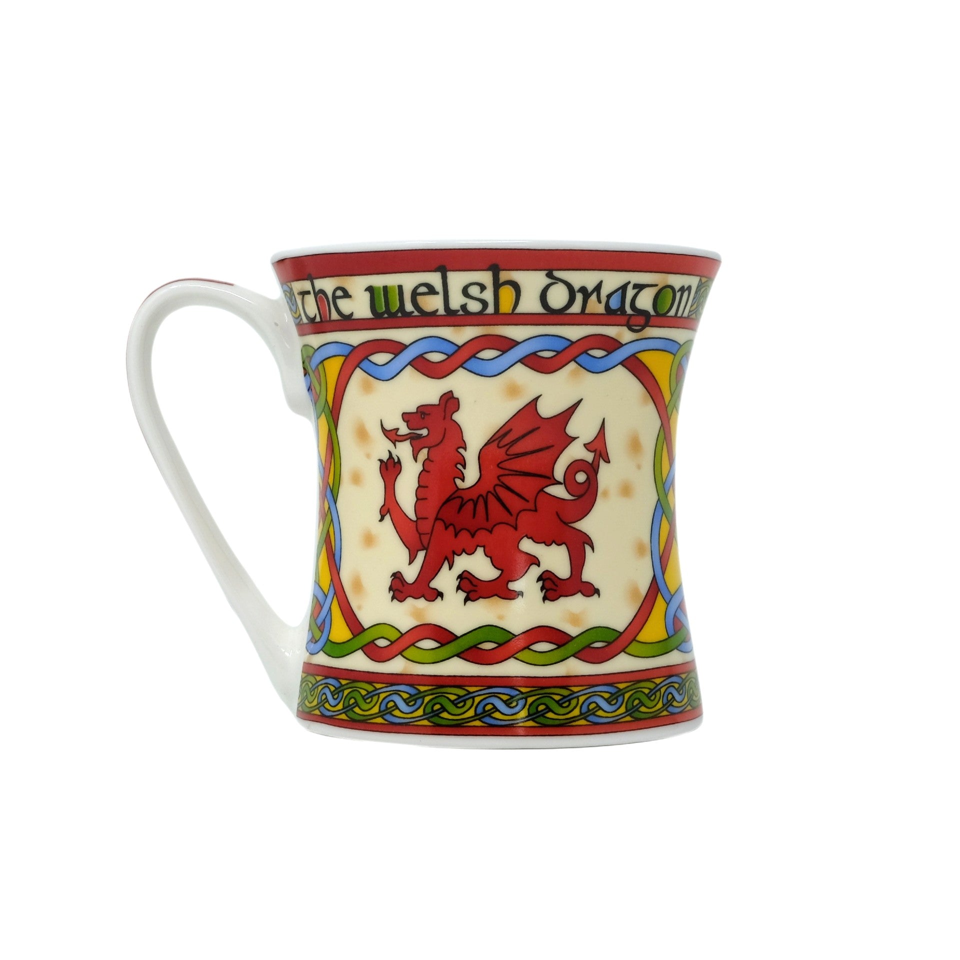 Welsh Dragon Ceramic Coffee Mug - 11oz Insulated Tea Cup with Handle, Perfect for Tea, Coffee & Hot Chocolate - Great Gift for St. David's Day & Welsh Pride
