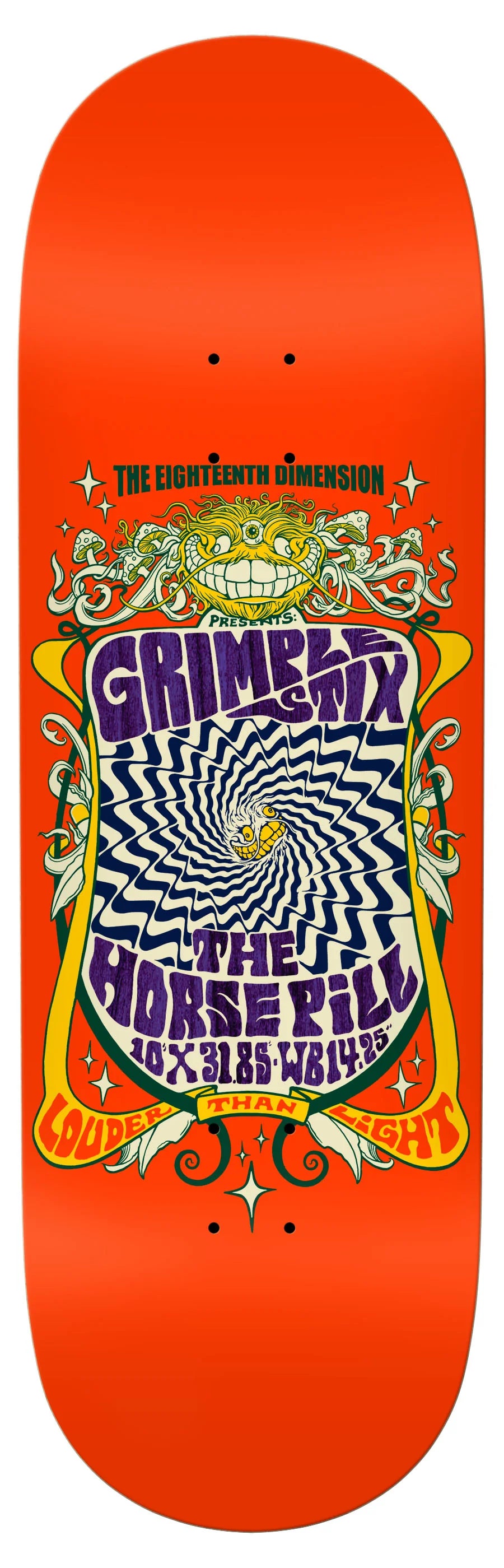 Anti Hero Grimple Stix Team LITHO Skateboard Deck - Premium Quality Skateboard for Street & Park Riding | Perfect for Skaters & Collectors