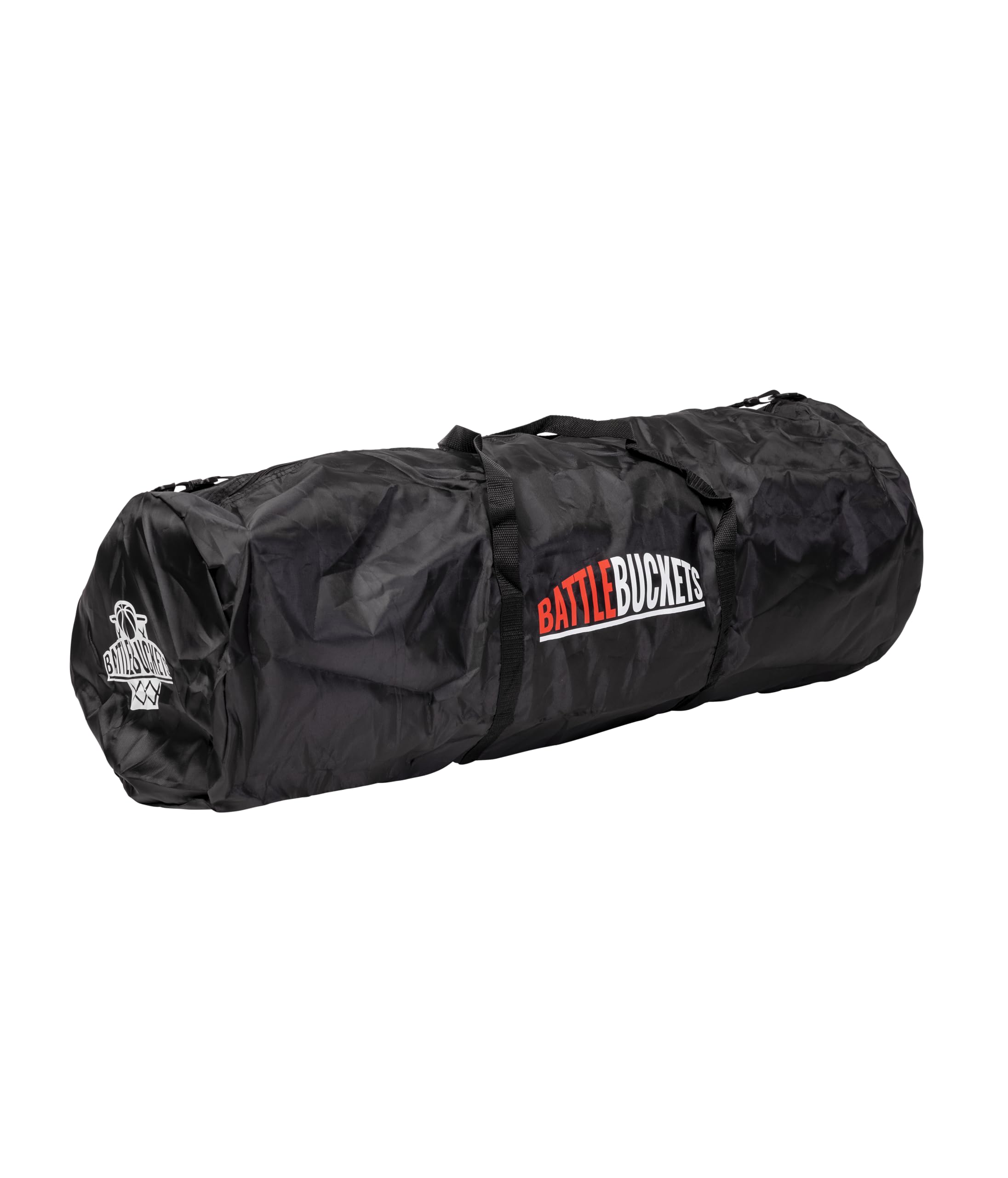 Battle Buckets Giant Yard Pong & Basketball Game Set - 6 Durable Buckets, 6 Balls, Carry Bag & Air Pump - Outdoor Lawn, Backyard, Beach & Tailgate Party Games - Perfect for BBQs, Picnics & College Events