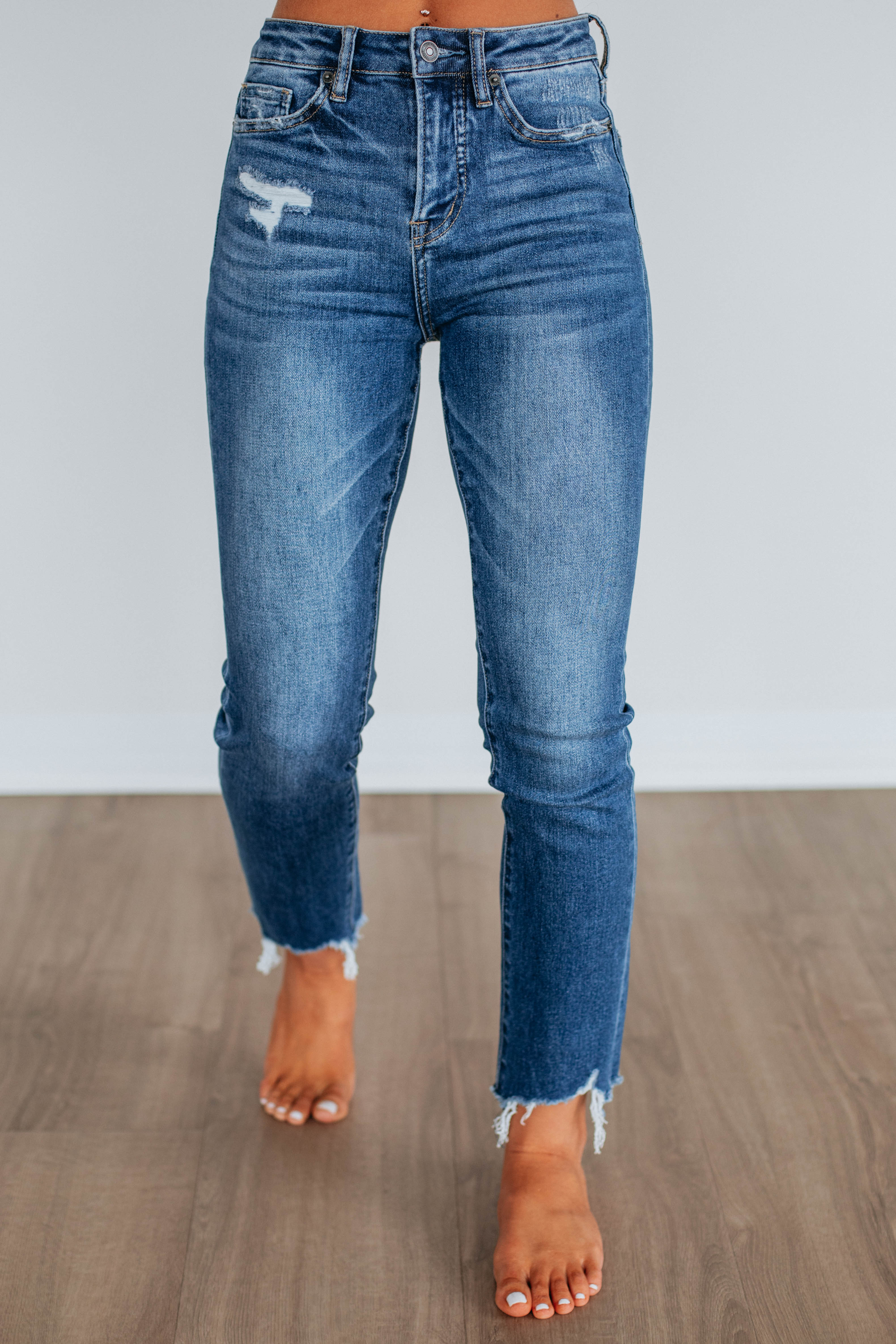 Jeniva Mica Jeans - Dark Wash High Waist Skinny Jeans for Women | Comfortable Stretch Denim Pants | Perfect for Casual Wear, Office & Night Out