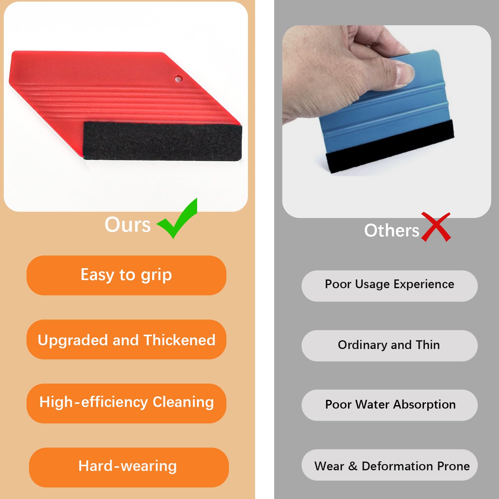 MelunMer Peel and Stick Wallpaper Smoothing Tool Kit - Self Adhesive Contact Paper Application Tools for Removable Wallpaper, Vinyl Backsplash & Window Film - Perfect for Home Decor, Kitchen Backsplash & DIY Projects