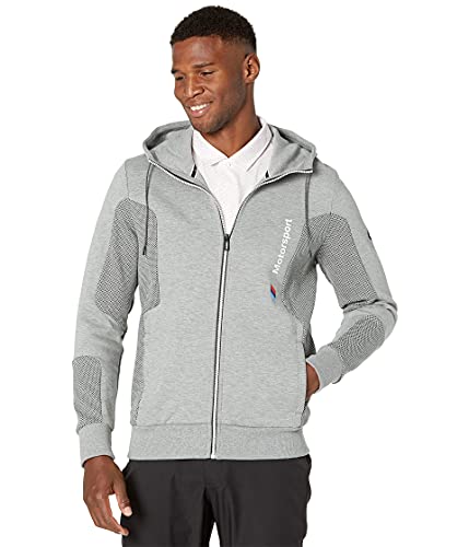 PUMA Men's BMW MMS Hooded Sweat Jacket - Lightweight Fleece Pullover for Running, Gym & Casual Wear | Windproof Athletic Hoodie for Men