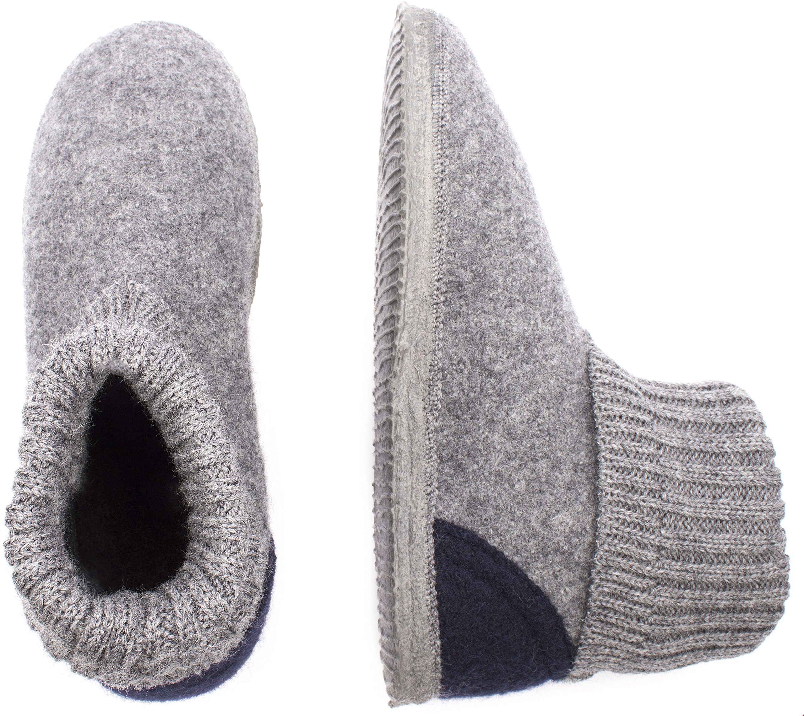 Giesswein Women's High Hi-Top Slippers - Cozy Fleece-Lined Winter Booties for Indoor & Outdoor Use - Perfect for Home, Office, and Casual Wear
