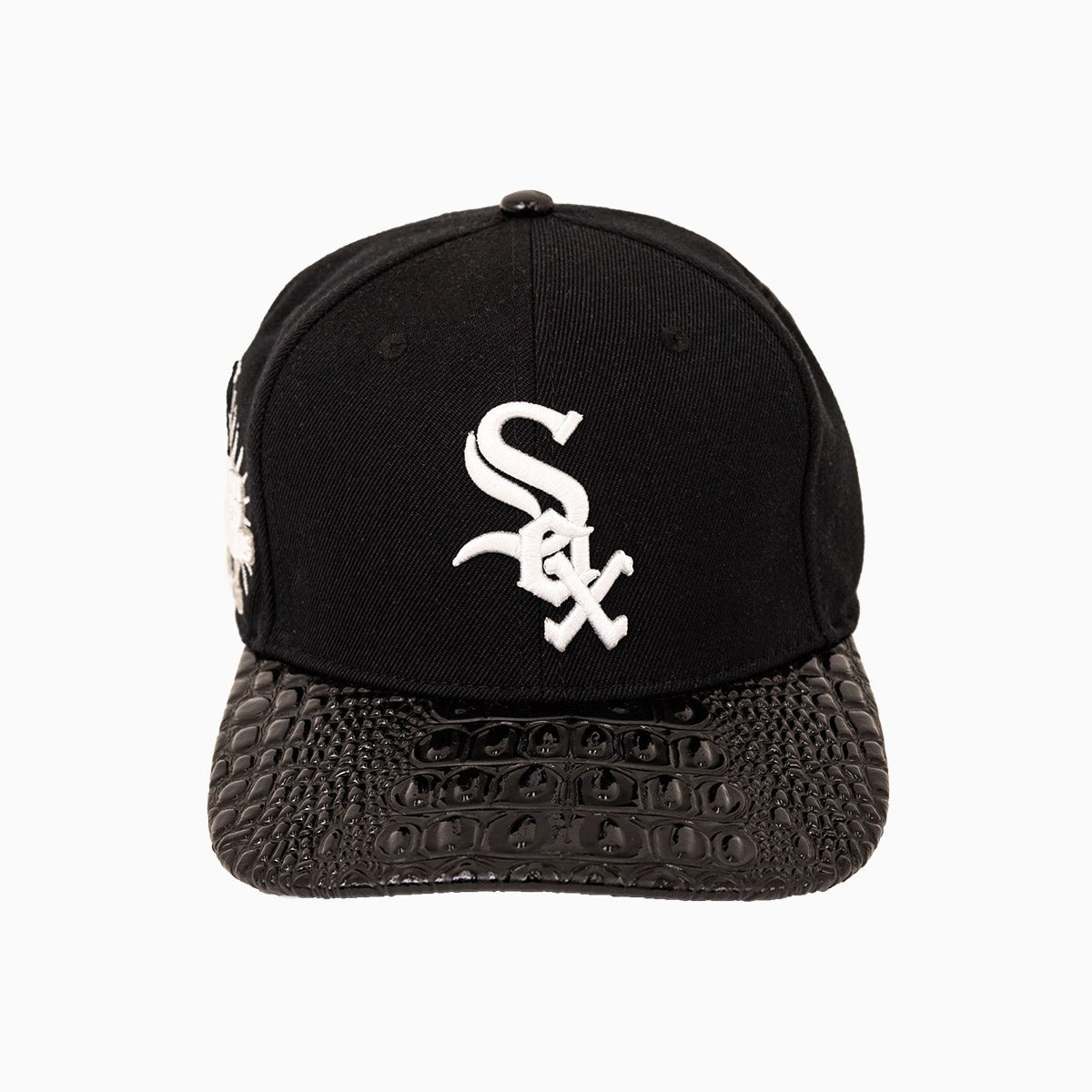 Chicago White Sox 2005 World Series Championship MLB Leather Visor Snapback Hat - Official Baseball Cap for Fans, Sports Events & Casual Wear