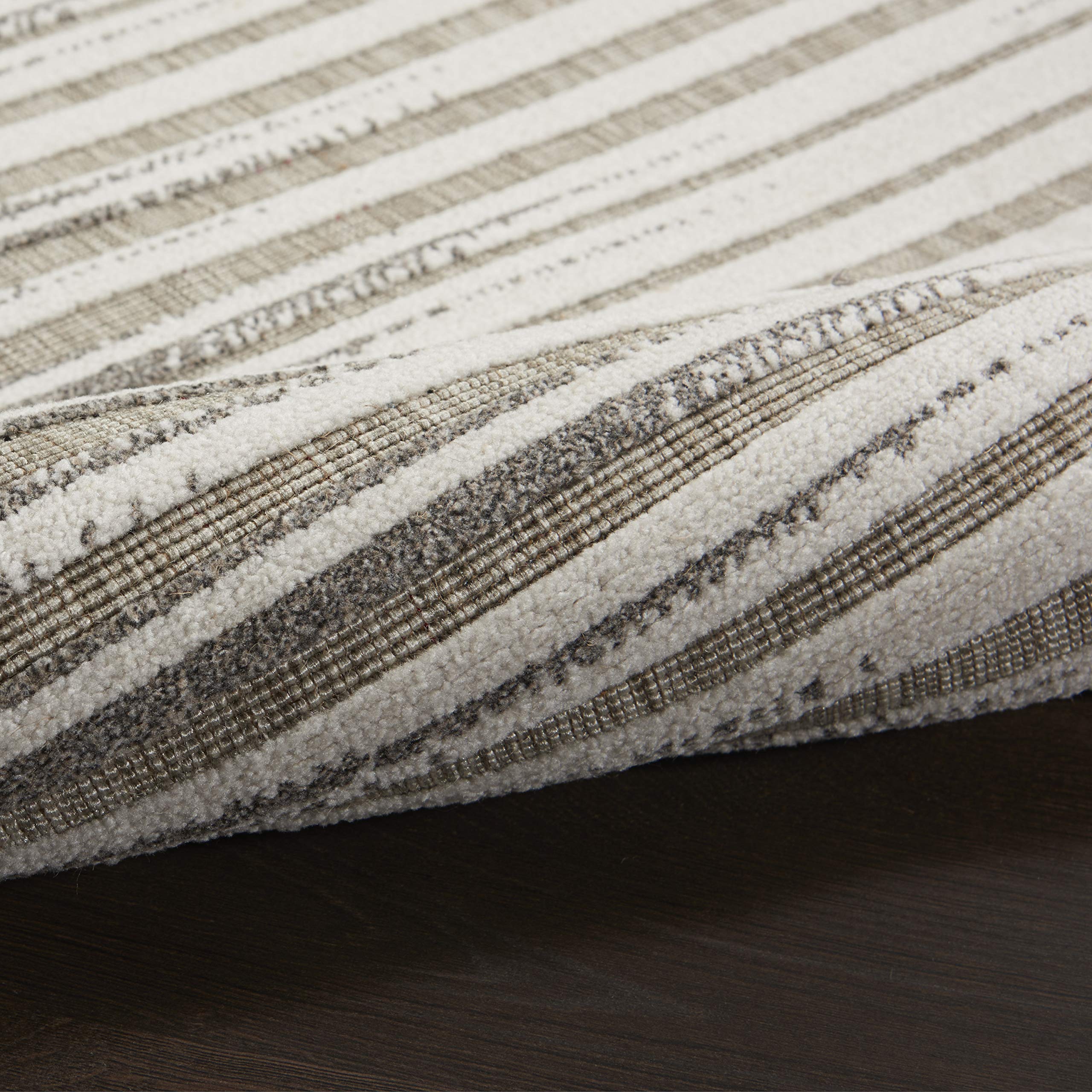 Nourison Calobra Modern Light Grey 8'10