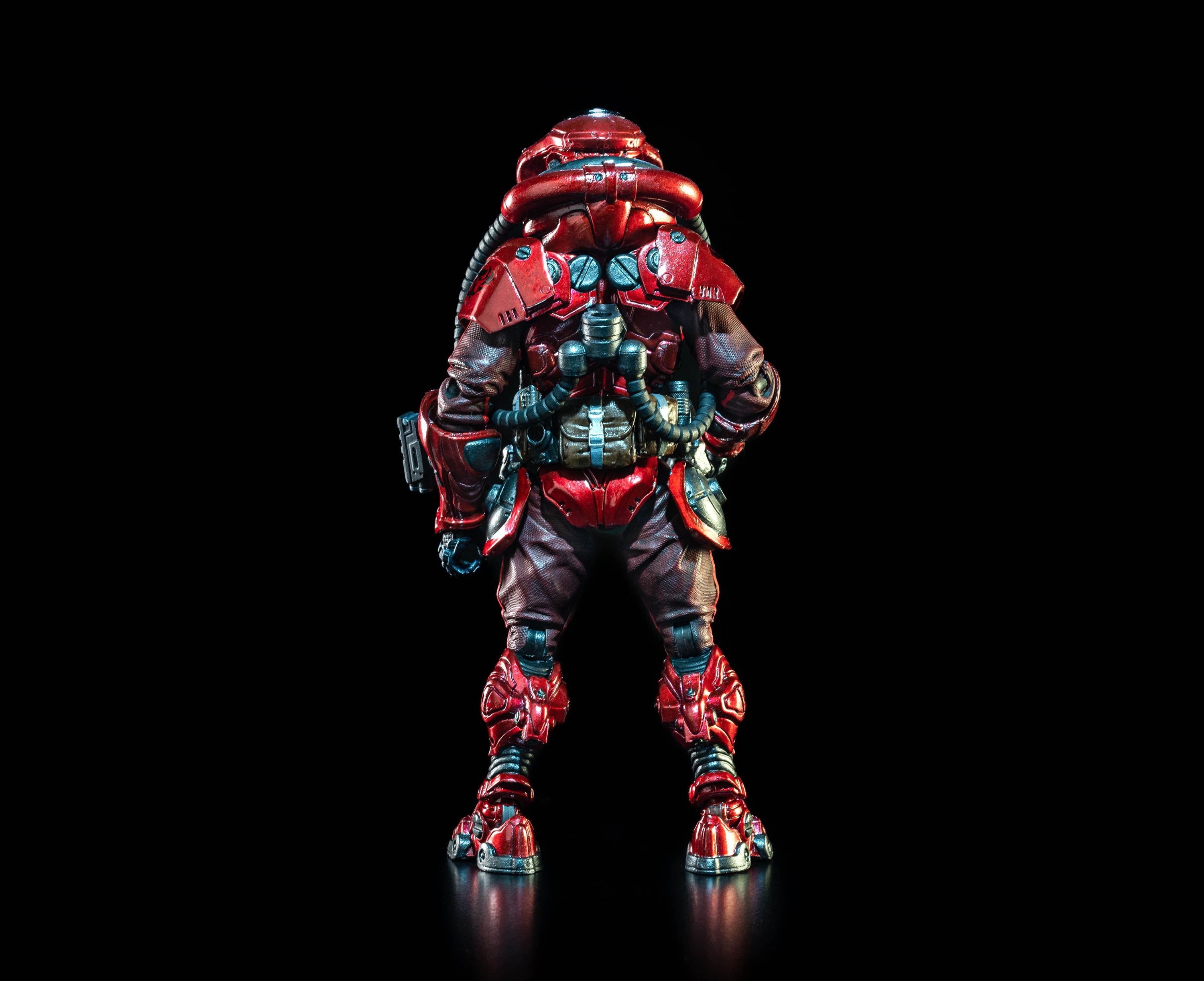 Mythic Legions 1/12 Scale 6-Inch Action Figure - Cosmic Legions Outpost Zaxxius T.U.5.C.C. Pilot with Red Jets | Four Horsemen Studios | Collectible Toy for Display & Action Play | Perfect for Collectors & Sci-Fi Fans