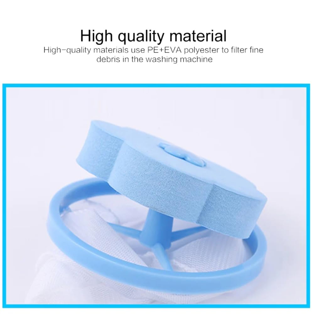 Reusable Washing Machine Lint Catcher - Pet Hair Remover for Laundry, Dryer Lint Trap - Perfect for Pet Owners & Laundry Efficiency (Suitable for Top & Front Load Washers)