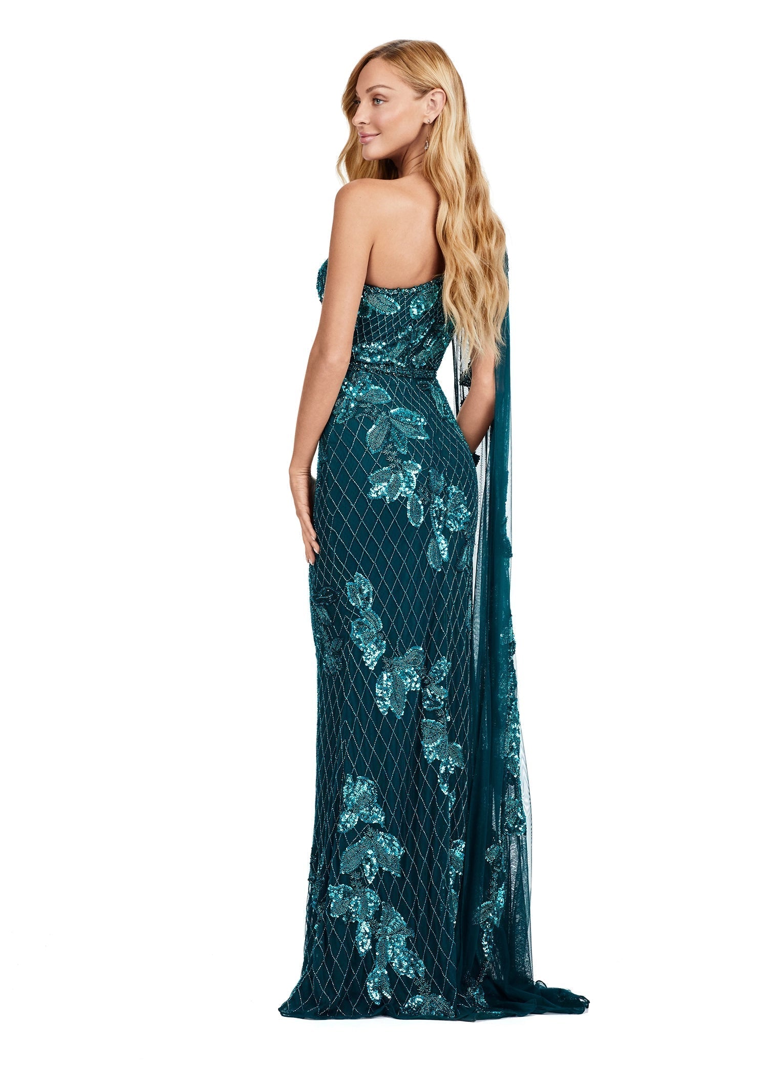 ASHLEYlauren Women's Elegant Floral Print Dress - Casual Summer Midi Dress with Short Sleeves for Daily Wear, Office & Party Occasions
