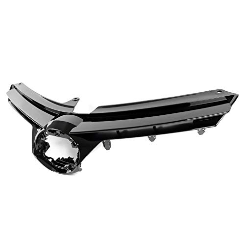 Gloss Black Front Upper Hood Grille Compatible with 2017-2019 Toyota Corolla CE LE L XLE - Upgrade Your Car's Style & Protection for Daily Driving & Show