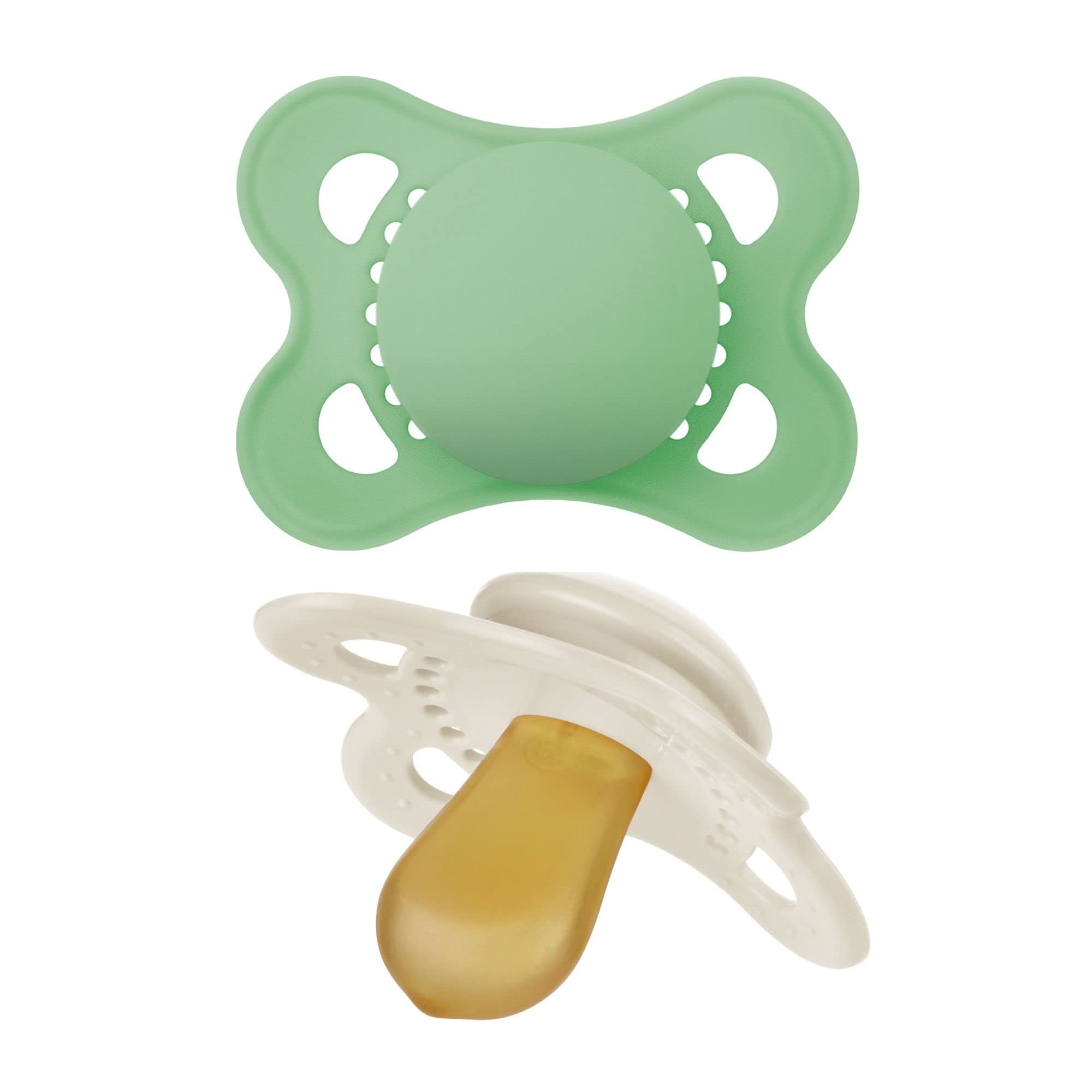 **MAM Original Latex Pacifiers for Babies 0-6 Months – Natural Rubber Nipple, Eco-Friendly Bio-Circular Materials, Easy to Clean with Sterilizer Case – 2 Pack (Perfect for Soothing Newborns & Travel)**