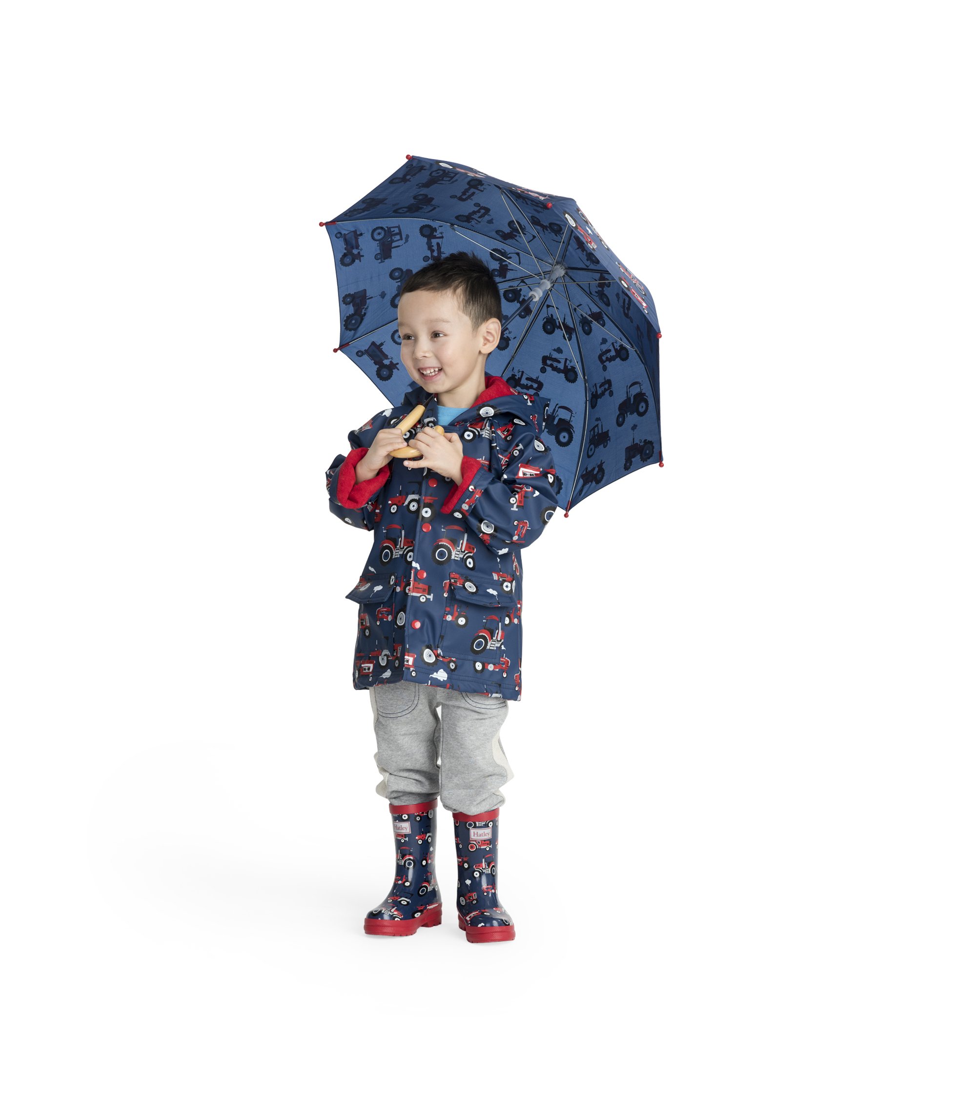 Hatley Boys' Printed Rain Boots for Kids - Waterproof & Durable Outdoor Play Boots for Boys - Perfect for Rainy Days, Puddles, and Garden Adventures