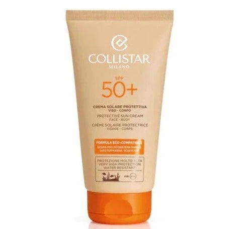 Collistar Eco Protect Sun Cream SPF 50+ - Broad Spectrum UVA/UVB Protection, Water-Resistant, Vegan & Reef-Safe | Perfect for Beach, Swimming & Outdoor Activities