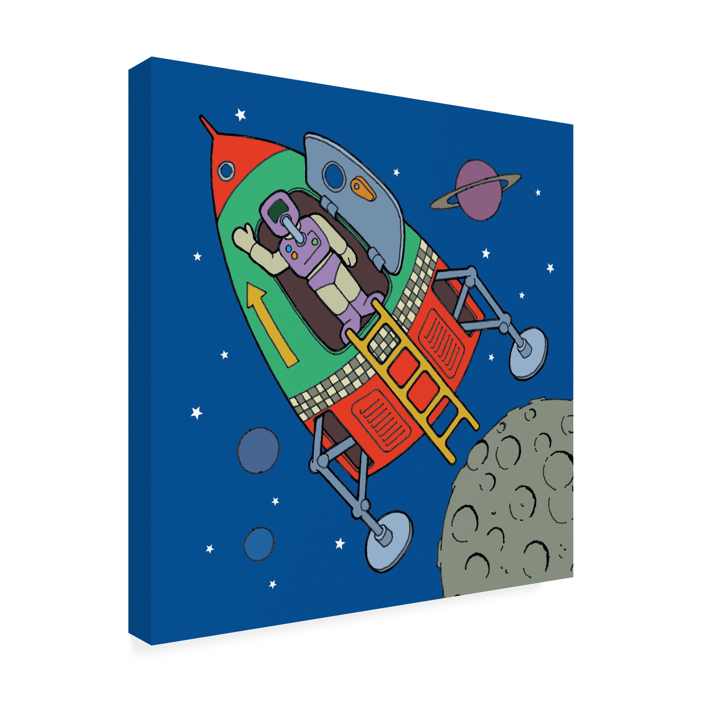 Trademark Fine Art 'Greetings' Canvas Wall Art by Duncan Wilson - Perfect for Living Room, Bedroom & Office Decor