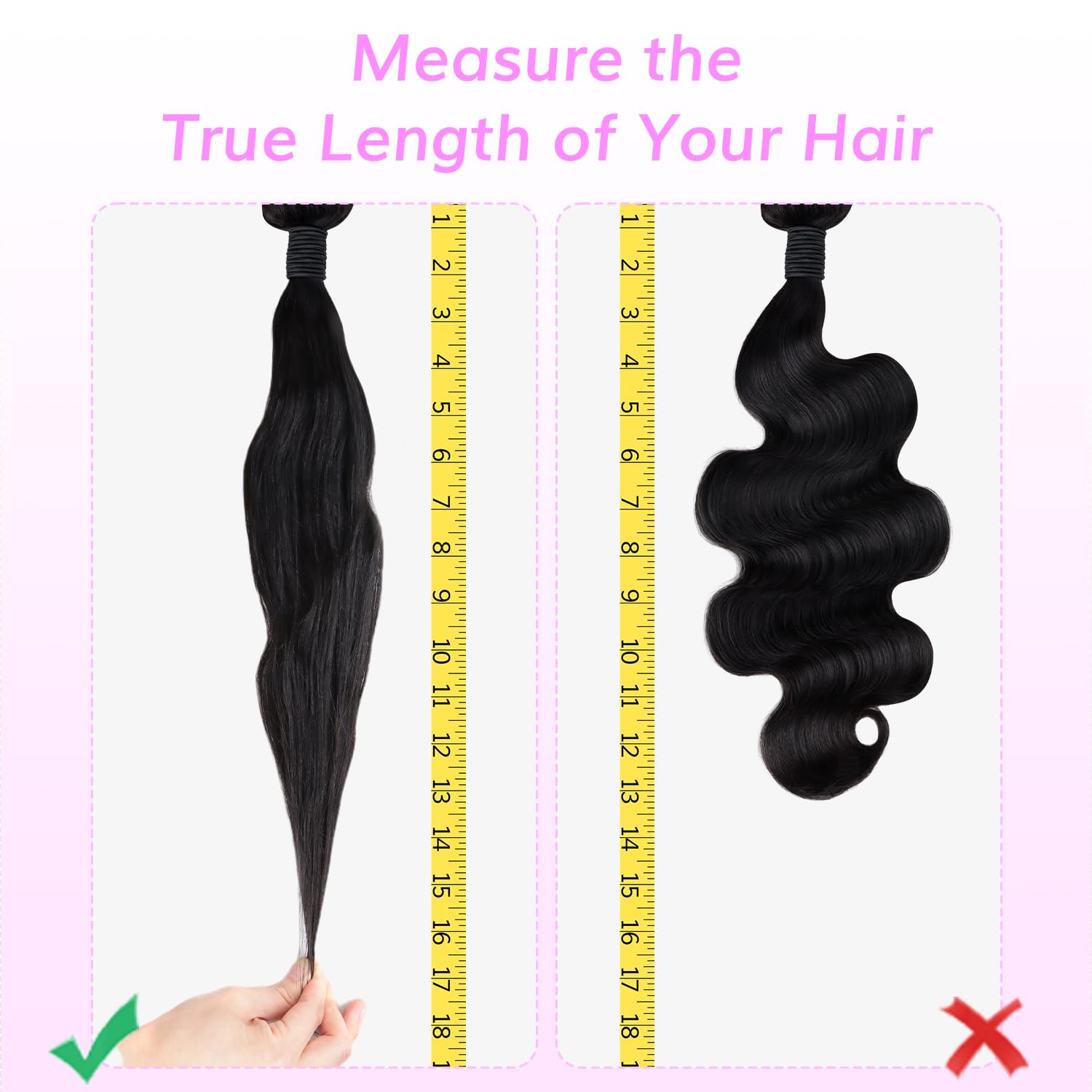 IDN BEAUTY 15A Cambodian Raw Human Hair Bundles 16/18/20 Inch - 100% Natural Black Unprocessed Virgin Hair Weft Extensions for Sew-In, Braiding & Styling - Double Weft Full Length Strands with Thick Ends - Perfect for Daily Wear, Special Occasions & Salon Use