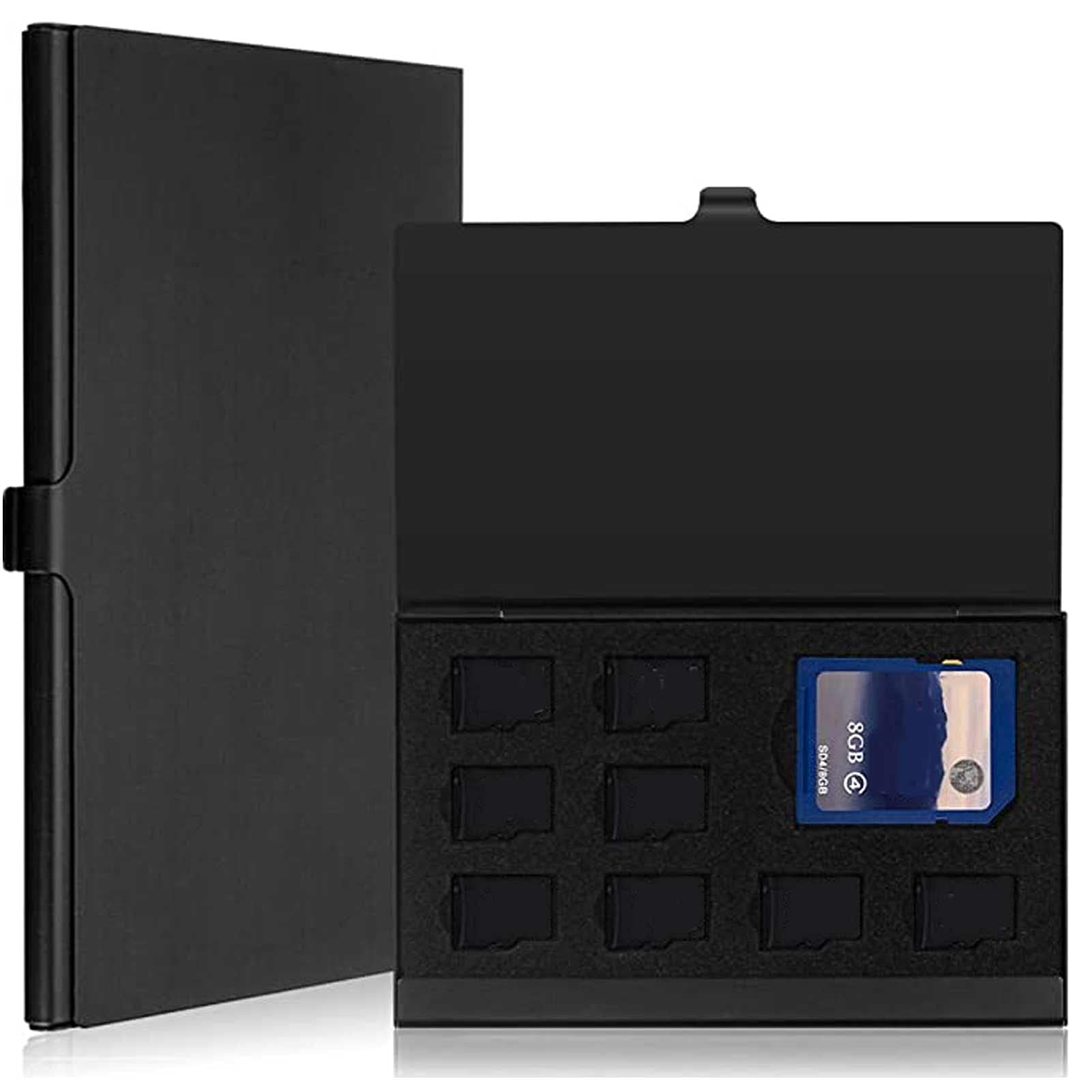 XIASABA SIM Card Holder - Portable Travel Memory Card Storage Case with Pin Slot, Dustproof & Shockproof - Perfect for Travel, Business, and Daily Organization