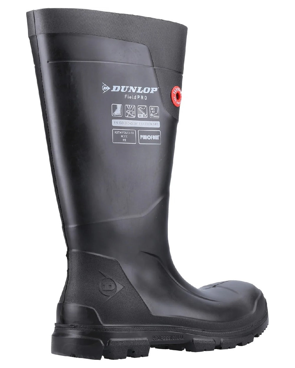Dunlop FieldPro Full Safety Wellingtons - Waterproof Work Boots for Men & Women - Heavy Duty Rubber Boots for Farming, Construction & Outdoor Work - Ideal for Wet Conditions & Hazardous Environments