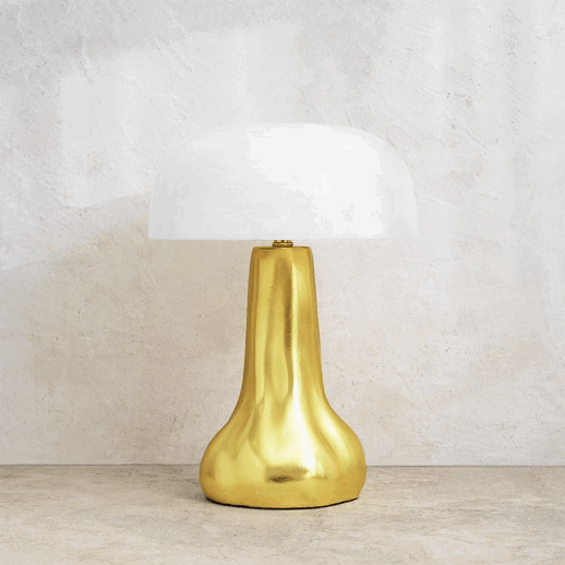 Modern Mushroom Accent Table Lamp - Soft Glow Bedside & Living Room Decor - Stylish Nightstand Lighting for Bedroom, Nursery, or Office