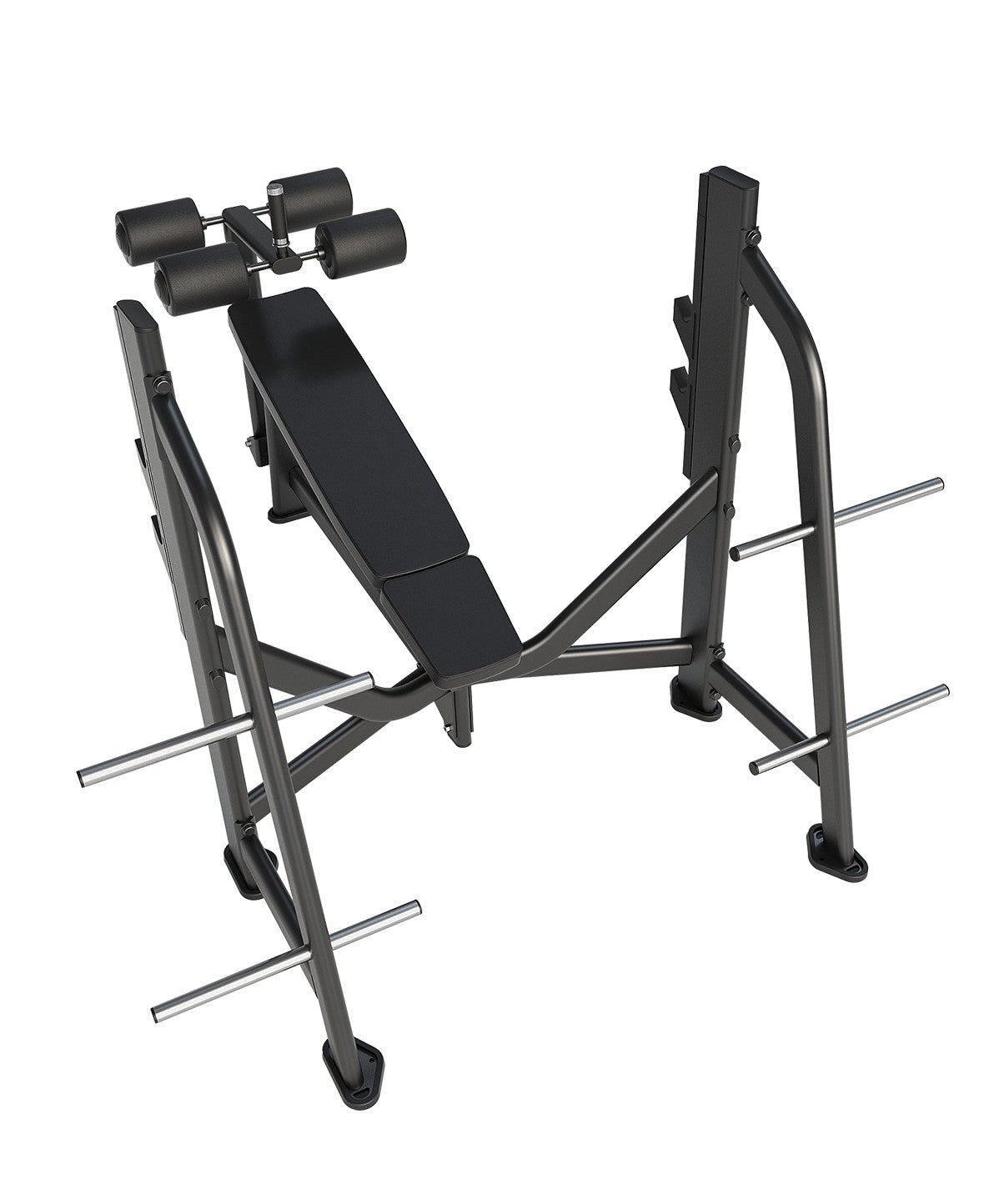Prestige Olympic Decline Bench - Adjustable Weight Bench for Home Gym, Strength Training & Ab Workouts - Perfect for Bodybuilding, Fitness & CrossFit Workouts