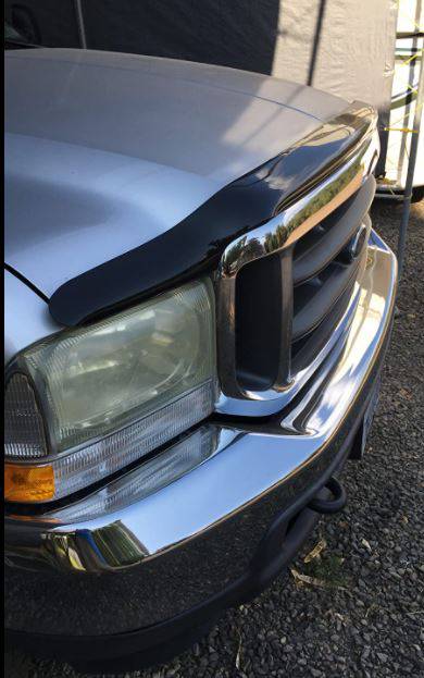 2000-2005 Ford Excursion Hood Deflector Bug Shield - Heavy Duty Hood Protector & Windshield Guard for Truck & SUV - Perfect for Highway Driving & Off-Road Adventures