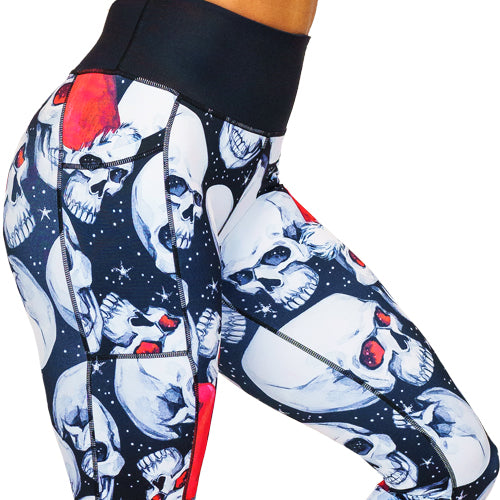 Funny Christmas The Naughty List Leggings - Festive Holiday Pants for Women, Cute Xmas Gift Idea for Parties & Family Gatherings