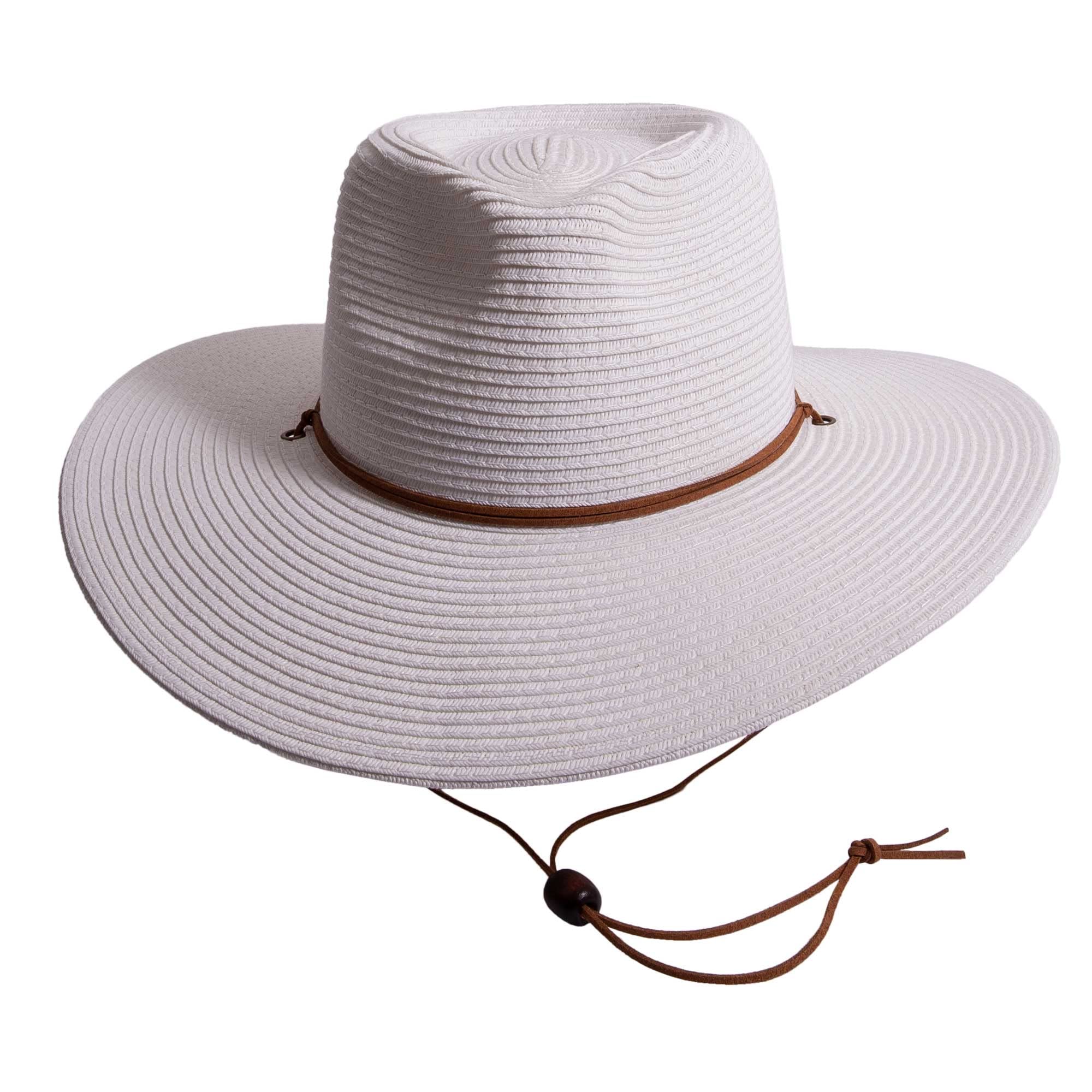 American Hat Makers Felix Fedora Hats for Women & Men – Premium Straw Sun Hat – Summer Outdoor Fashion Accessory for Beach, Garden & Travel