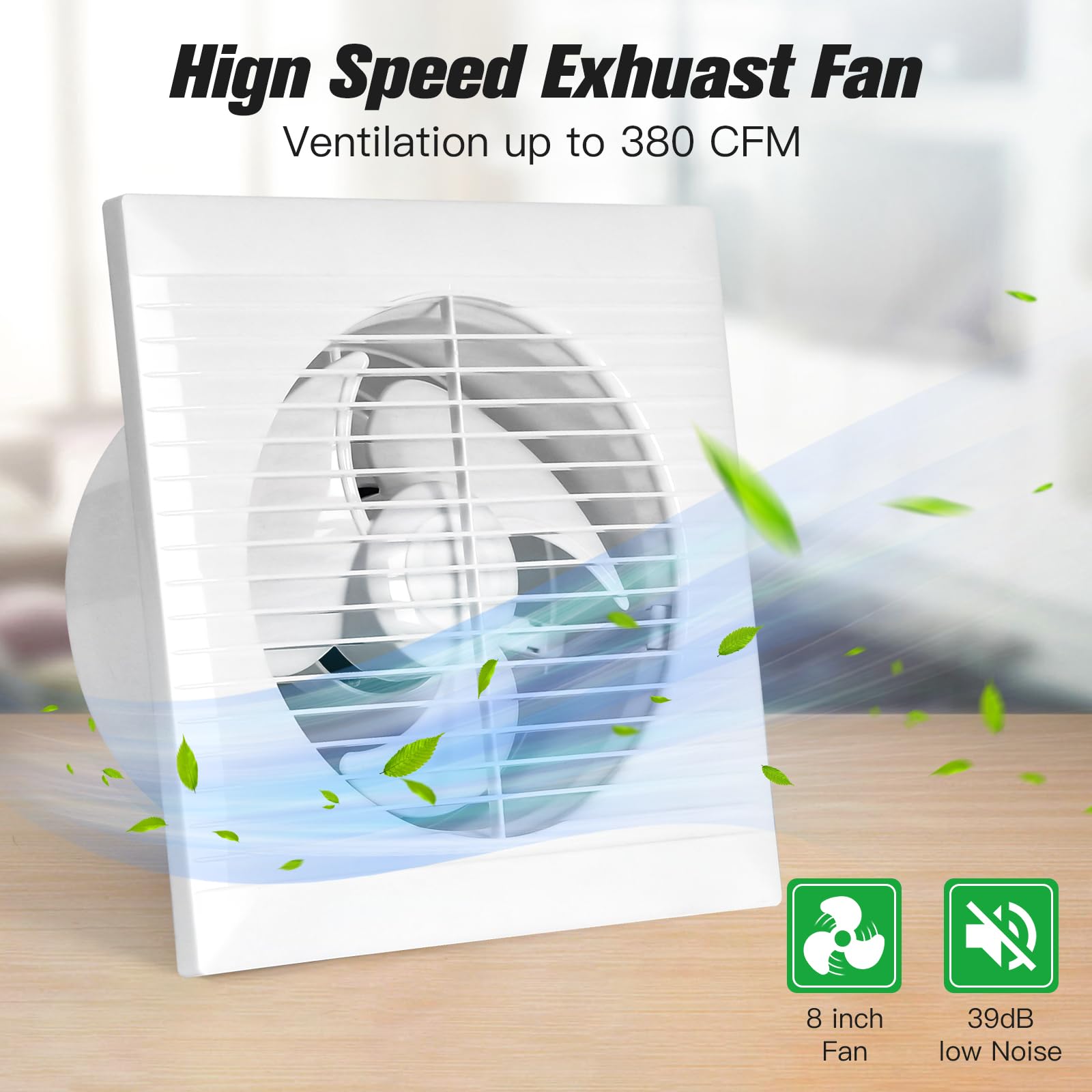 20W Solar Powered Exhaust Fan with 8