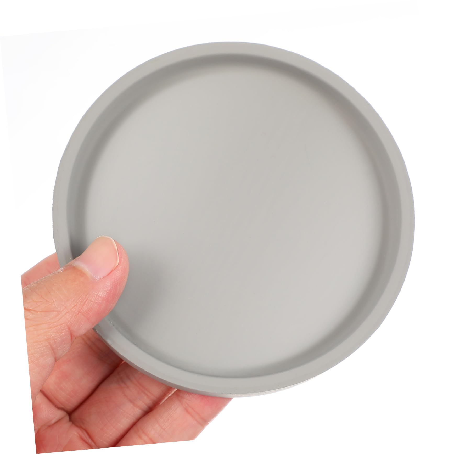 Cabilock 2-Pack Ceramic Plant Pot Trays - Round Indoor Flowerpot Saucers for Houseplants, Succulents, and Herbs | Perfect for Home Decor, Kitchen Countertops, and Balcony Gardening