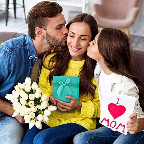 Best Birthday Gifts for Wife - Thoughtful Anniversary Jewelry Tray & Ceramic Ring Dish Holder - Perfect Gift for Mom from Daughter or Son - Great for Home Decor & Jewelry Organization