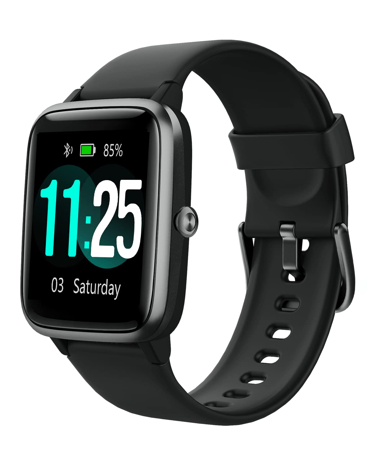 ASIAMENG Smart Watch for iOS & Android - IP68 Waterproof Fitness Tracker with Heart Rate Monitor, Sleep Tracking, Step Counter & Calorie Burn - Smartwatch for Men & Women - Perfect for Running, Swimming & Daily Activity Tracking
