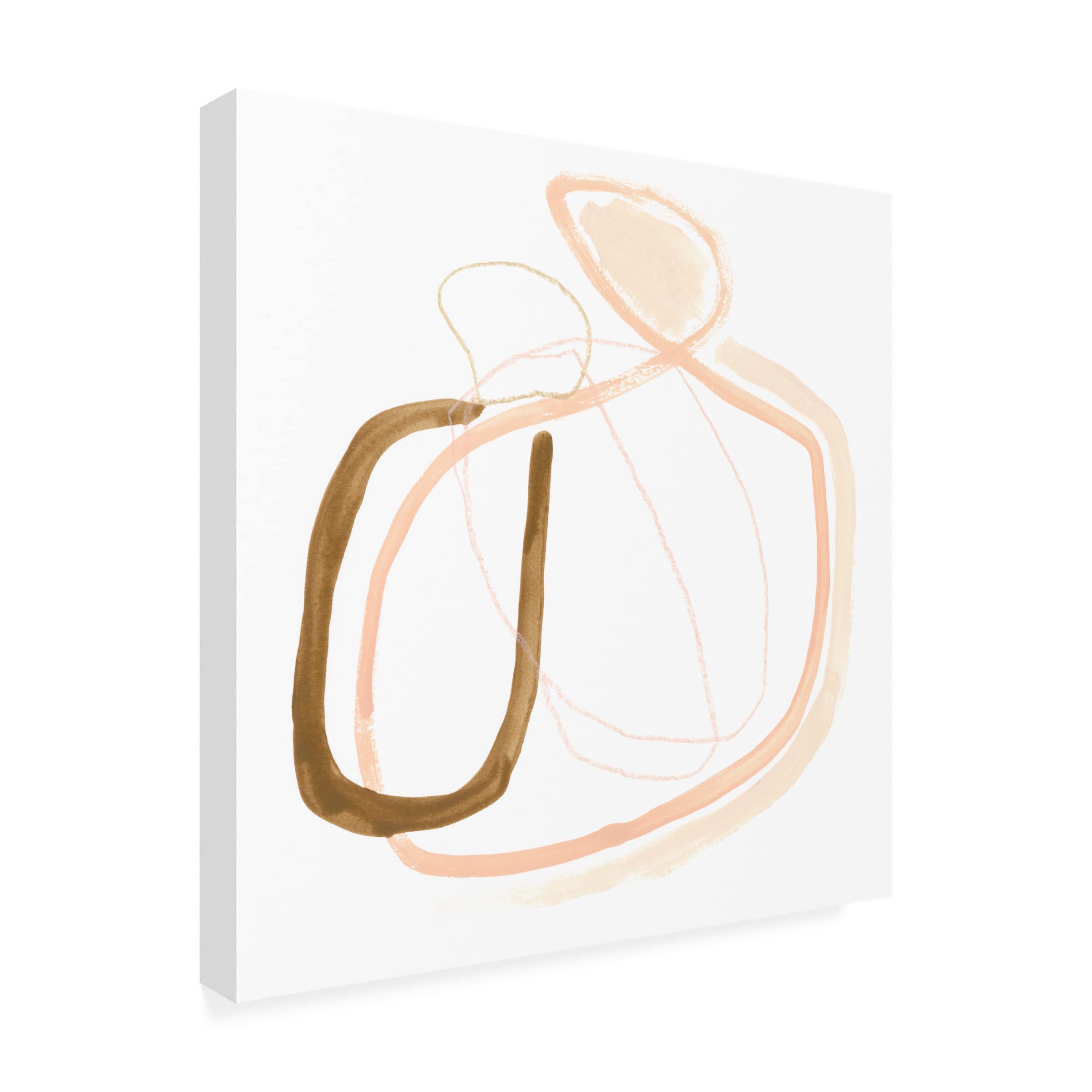 Minimal Vibration III Abstract Canvas Wall Art by June Erica Vess - Modern Home Decor for Living Room, Bedroom & Office