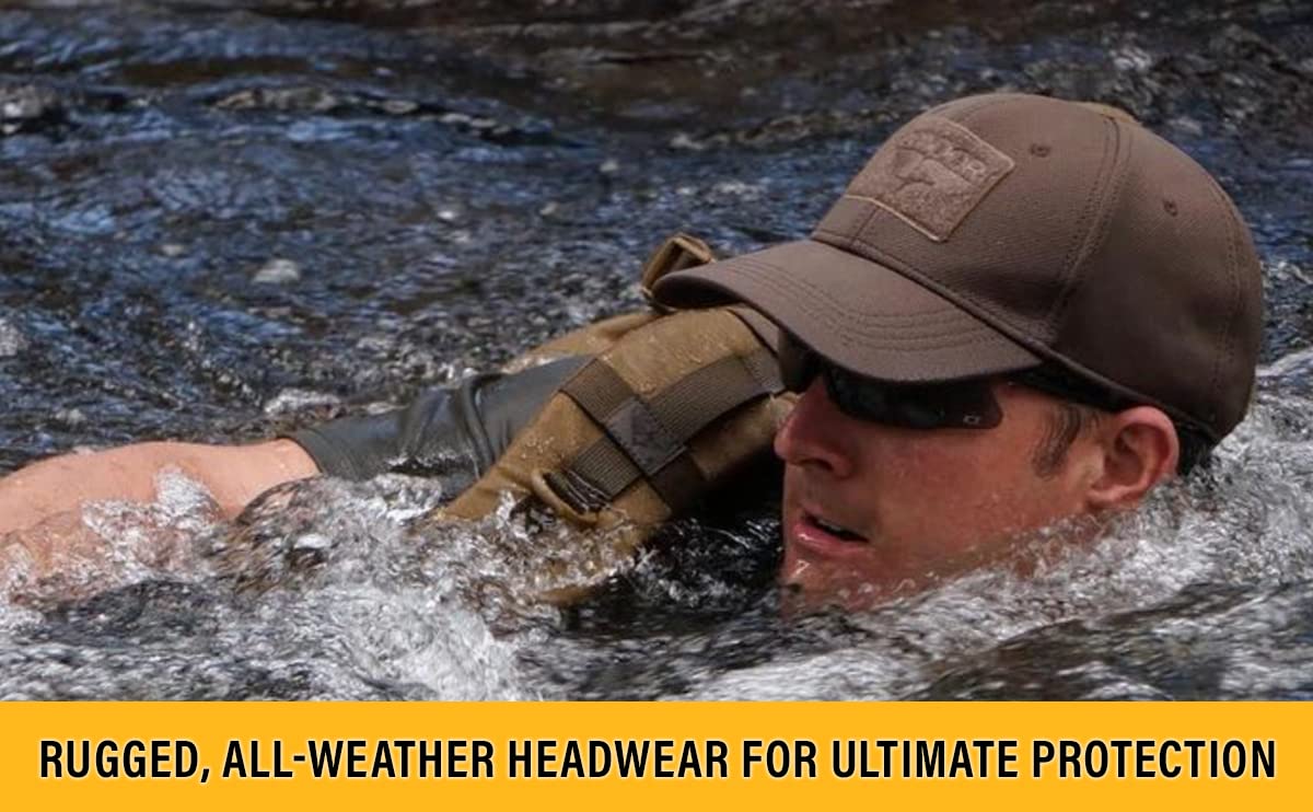 Condor Men's Tactical Cap - Military Style Baseball Hat for Outdoor, Hiking & Airsoft - Adjustable & Breathable Tactical Headwear for Adventure & Everyday Use