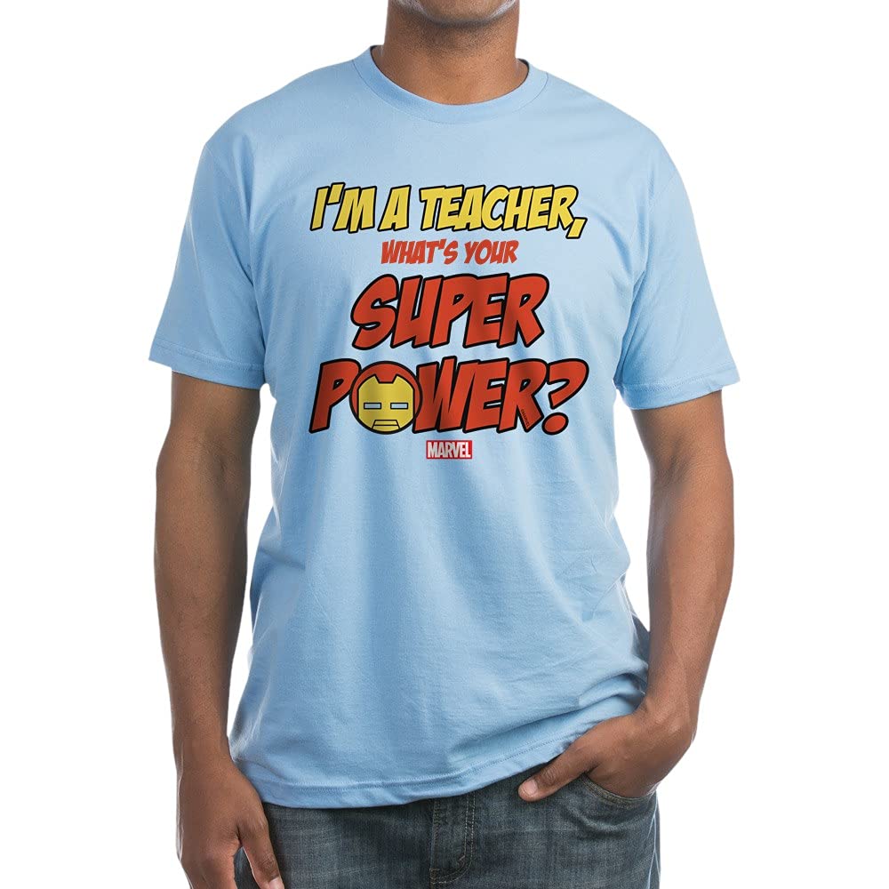 Iron Man Teacher Fitted T-Shirt - Marvel Superhero Graphic Tee for Educators & Fans - Perfect for School, Classroom & Comic Con Events