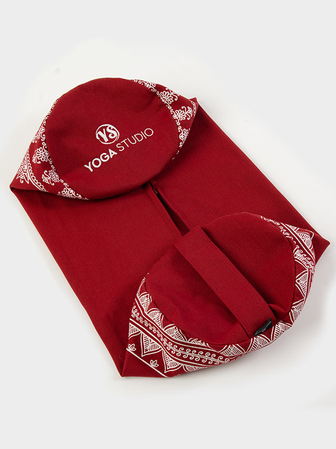 GOTS Certified Organic Cotton Yoga Bolster Cover - Eco-Friendly Replacement for Yoga Studio & Home Practice - Perfect for Meditation, Restorative Yoga & Relaxation