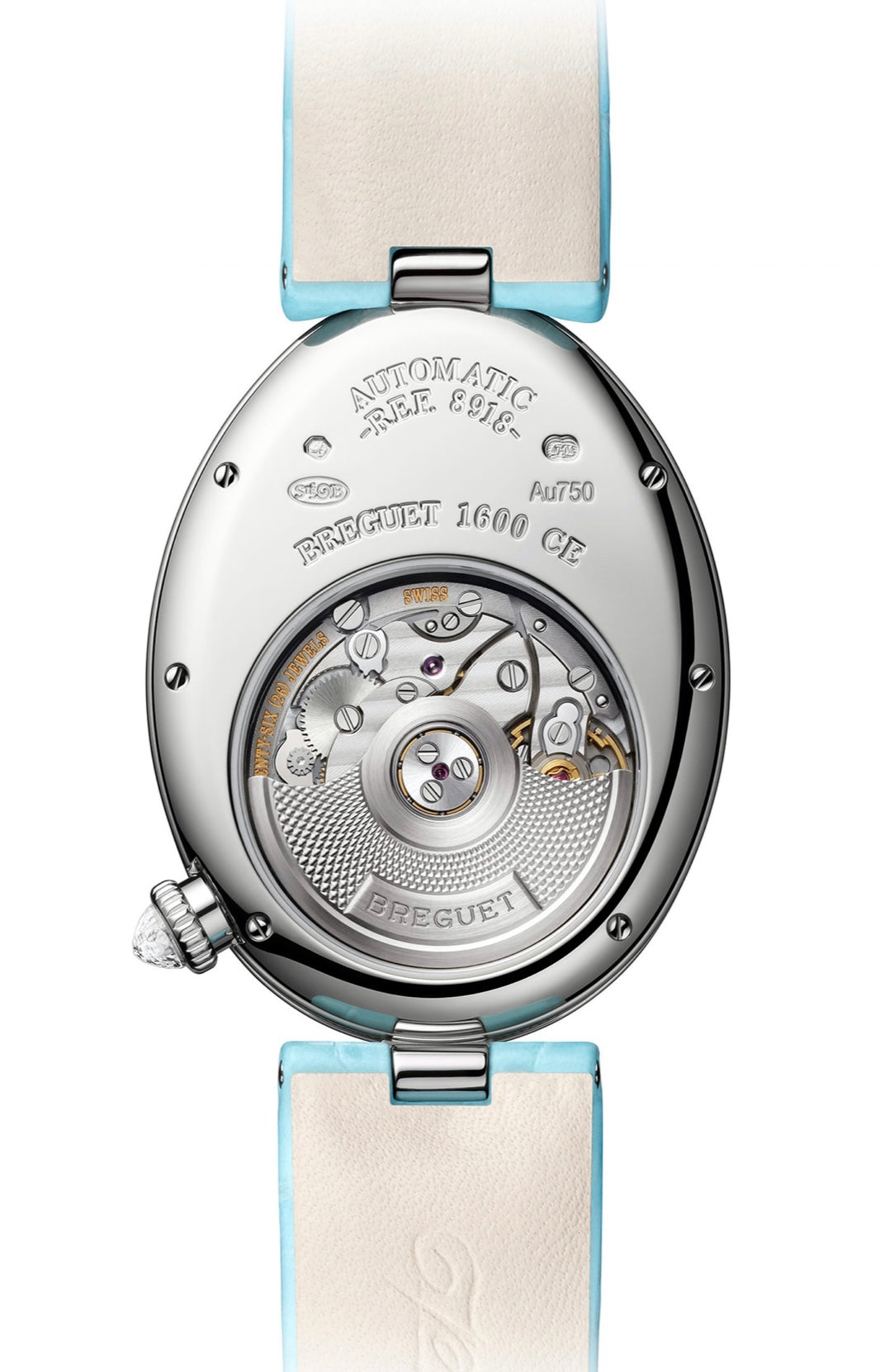 Breguet Reine de Naples 18K White Gold Diamond Ladies Watch - Luxury Women's Timepiece for Elegant Occasions & Formal Events