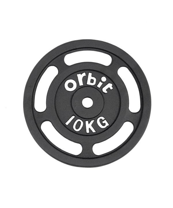 Orbit Standard 50kg Olympic Barbell Set with Curl Bar - Weight Lifting Equipment for Home Gym & Strength Training