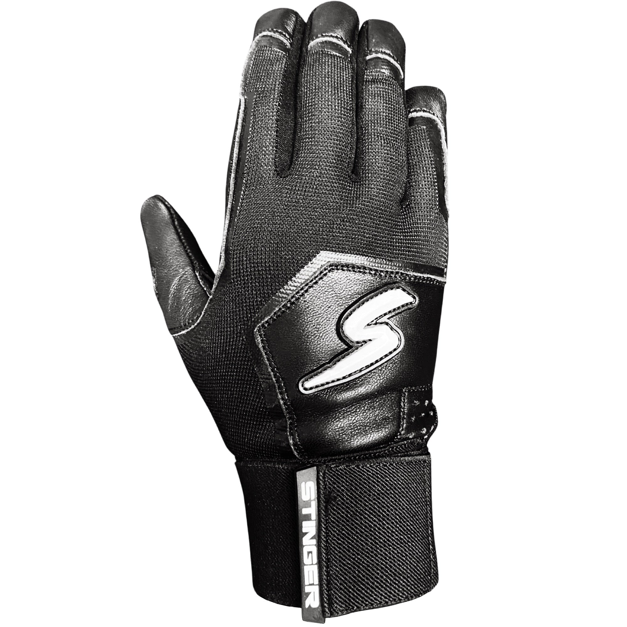 Premium Winder Series Batting Gloves - Blackout Baseball & Softball Gloves for Hitting & Fielding | Ideal for Training, Games & Outdoor Sports