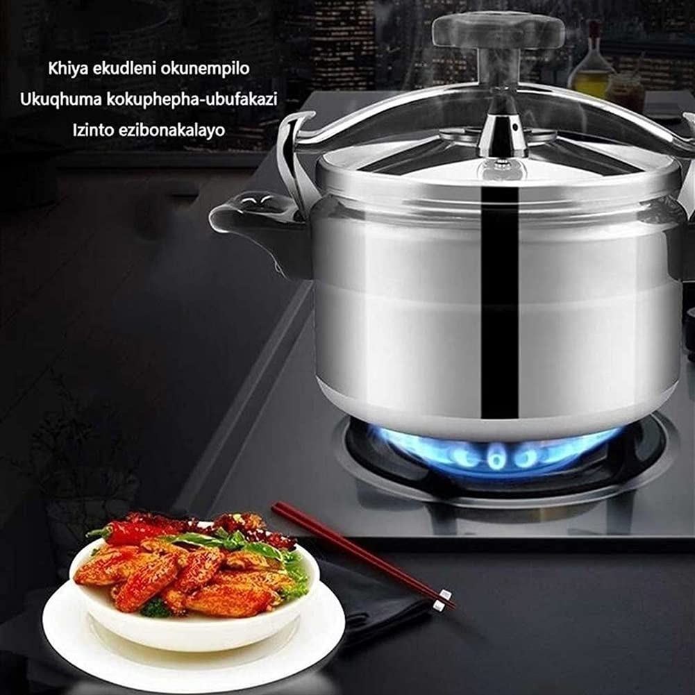 7L Large Capacity Pressure Cooker with Explosion-Proof & Anti-Scald Insulated Handle - Safe Kitchen Cooking Utensil for Fast Meals, Soups & Stews - Perfect for Home Chefs & Meal Prep