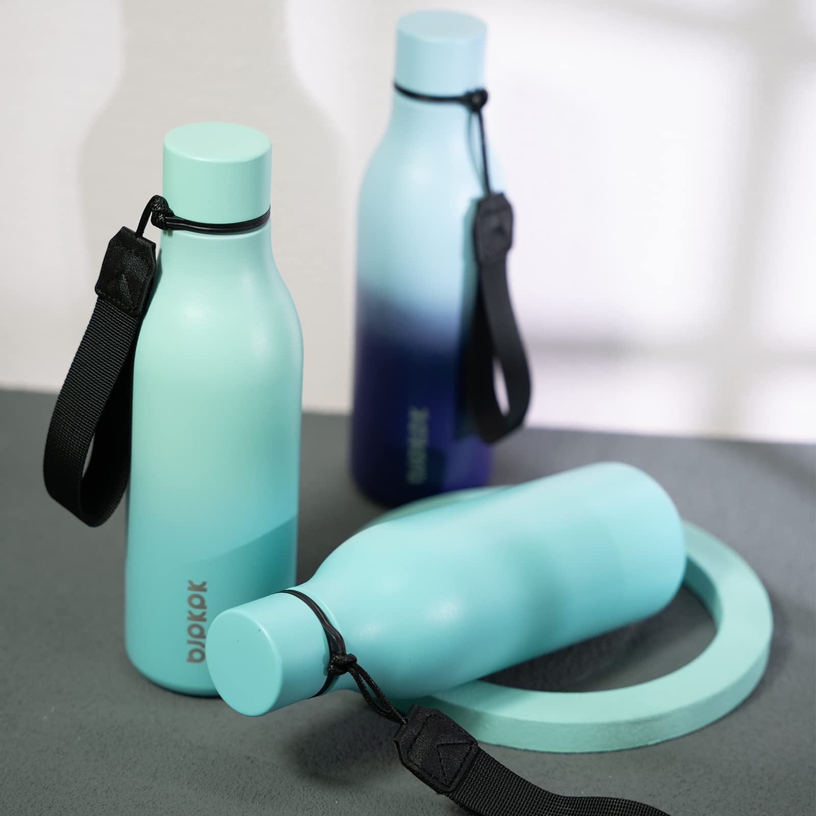 18oz Insulated Stainless Steel Water Bottle - BPA Free, Leak Proof for Sports & Travel - Mint