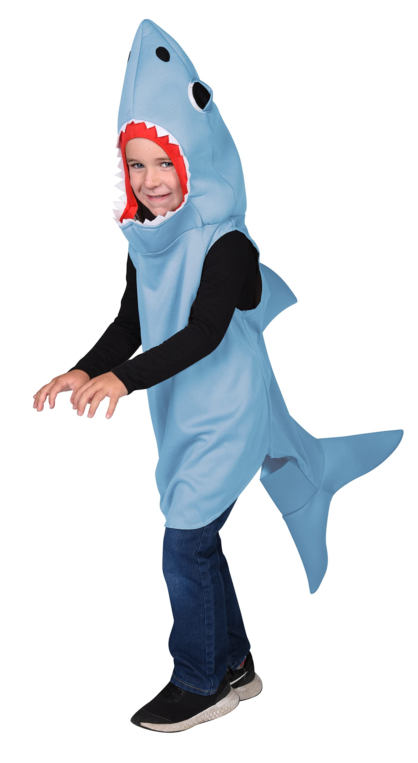 Rasta Imposta Sand Shark Halloween Costume for Kids - Size 4-6 | Perfect for Halloween Parties, Dress-Up & Underwater Themed Events
