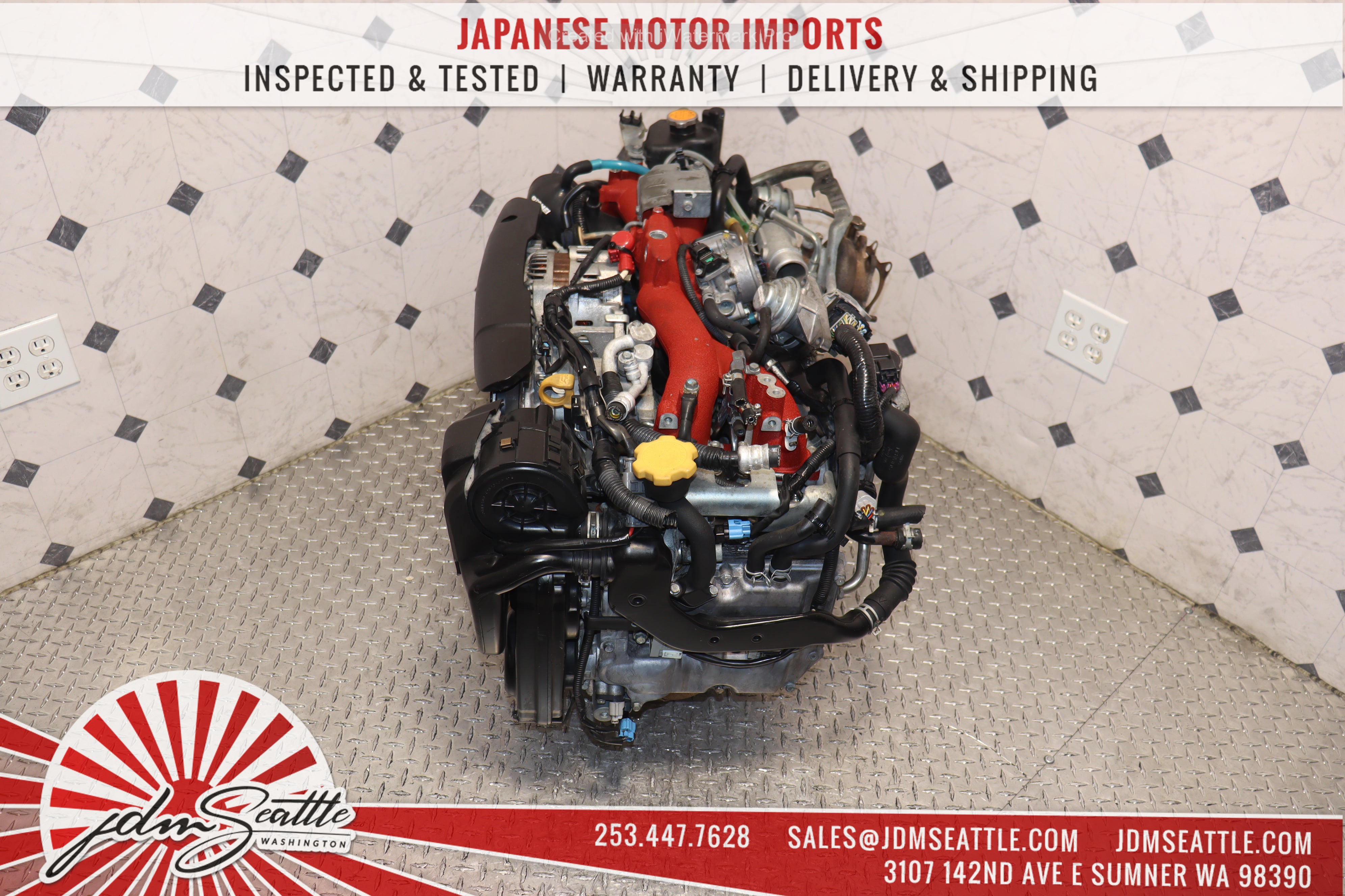 JDM EJ257 2.5L Turbo AVCS EJ25 V10 Engine for 2008-2021 Subaru WRX STI - High Performance Replacement Engine - Perfect for Racing, Tuning & Engine Swap Projects