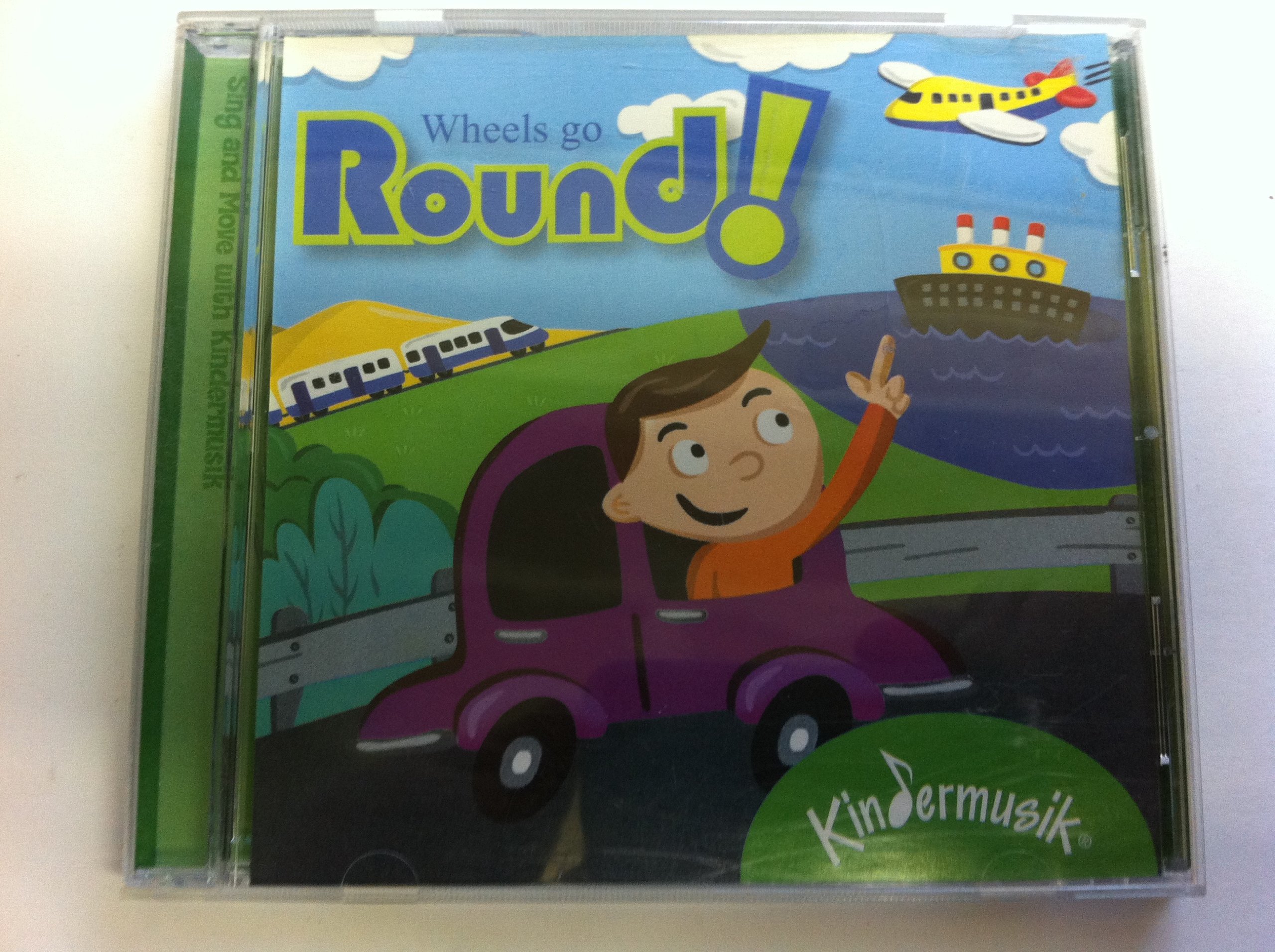 Wheels Go Round - Kindermusik CD with Fun Children's Songs | Perfect for Playtime, Road Trips & Early Childhood Music Education
