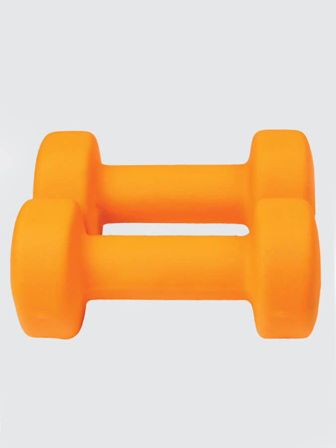 3Kg Neo Dumbbells for Yoga & Home Workout - Orange Dumbbells for Strength Training, Fitness & Gym - Perfect for Yoga, Pilates & Home Exercise