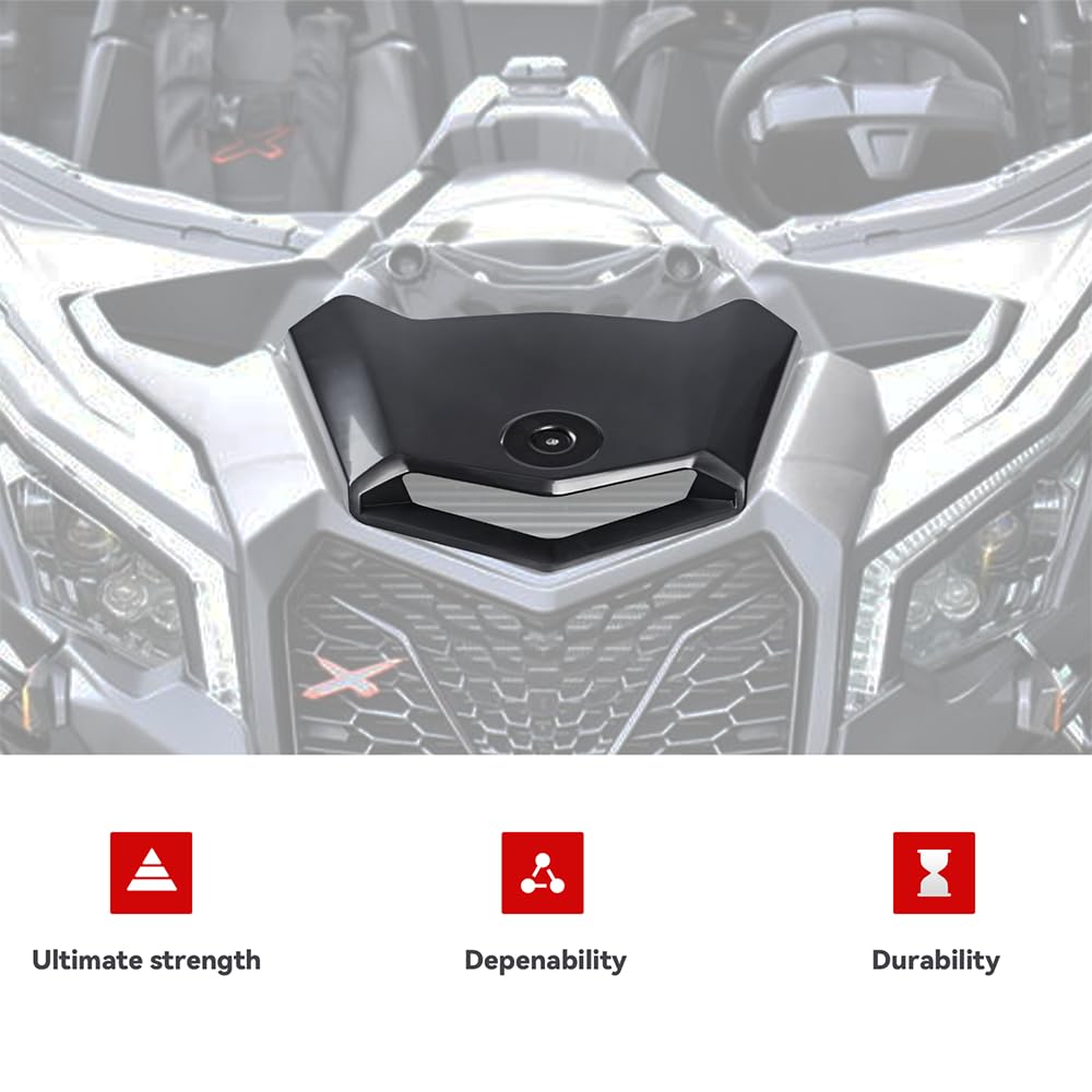 17-23 Facia Cover Hood Scoop Cover For Maverick X3 Max Facia Cover 705014313 | Durable Replacement Part for Off-Road Adventures & Trail Riding
