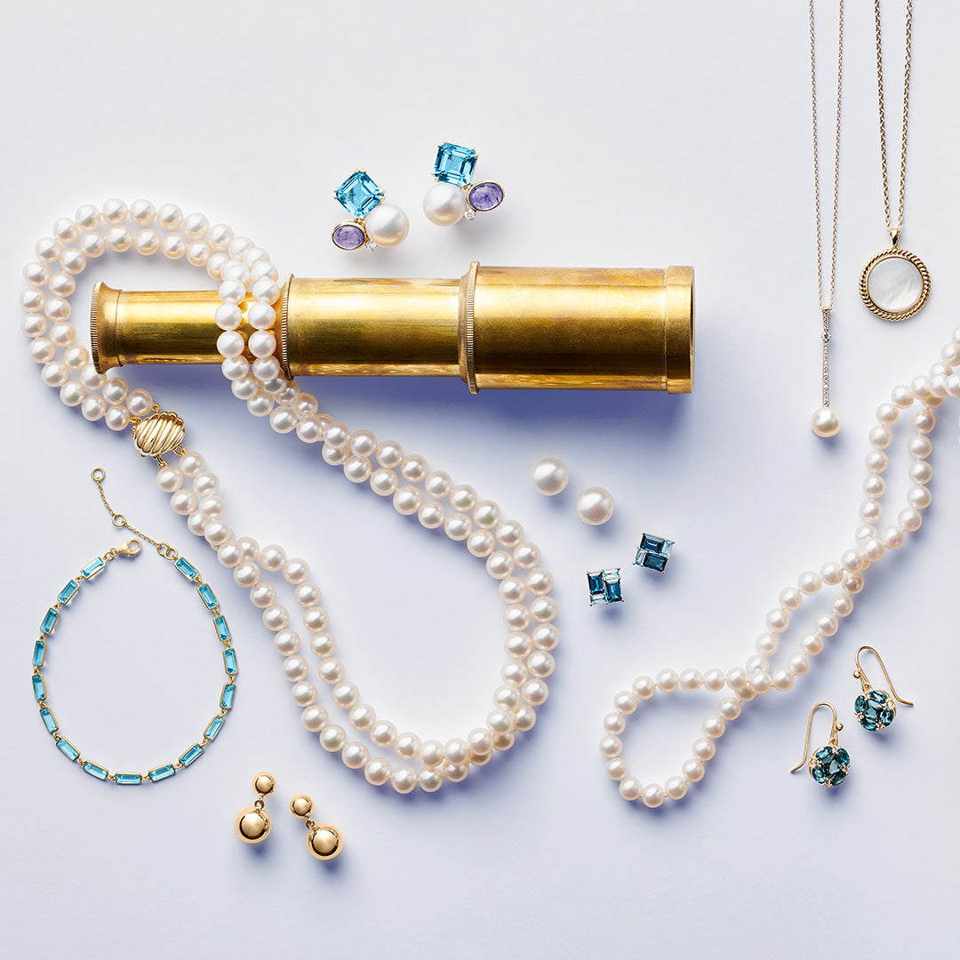 Elegant Double Strand Pearl Necklace for Women - Classic & Timeless Jewelry Gift for Weddings, Parties & Special Occasions